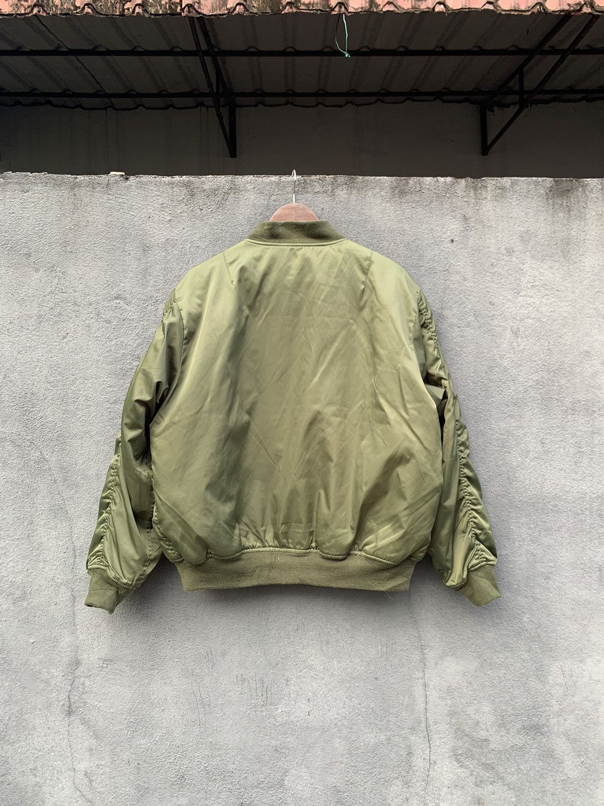 Vintage 🪖VINTAGE BLUE IMPULSE MILITARY Baggy Bomber Jacket Size US L / EU 52-54 / 3 - 9 Thumbnail