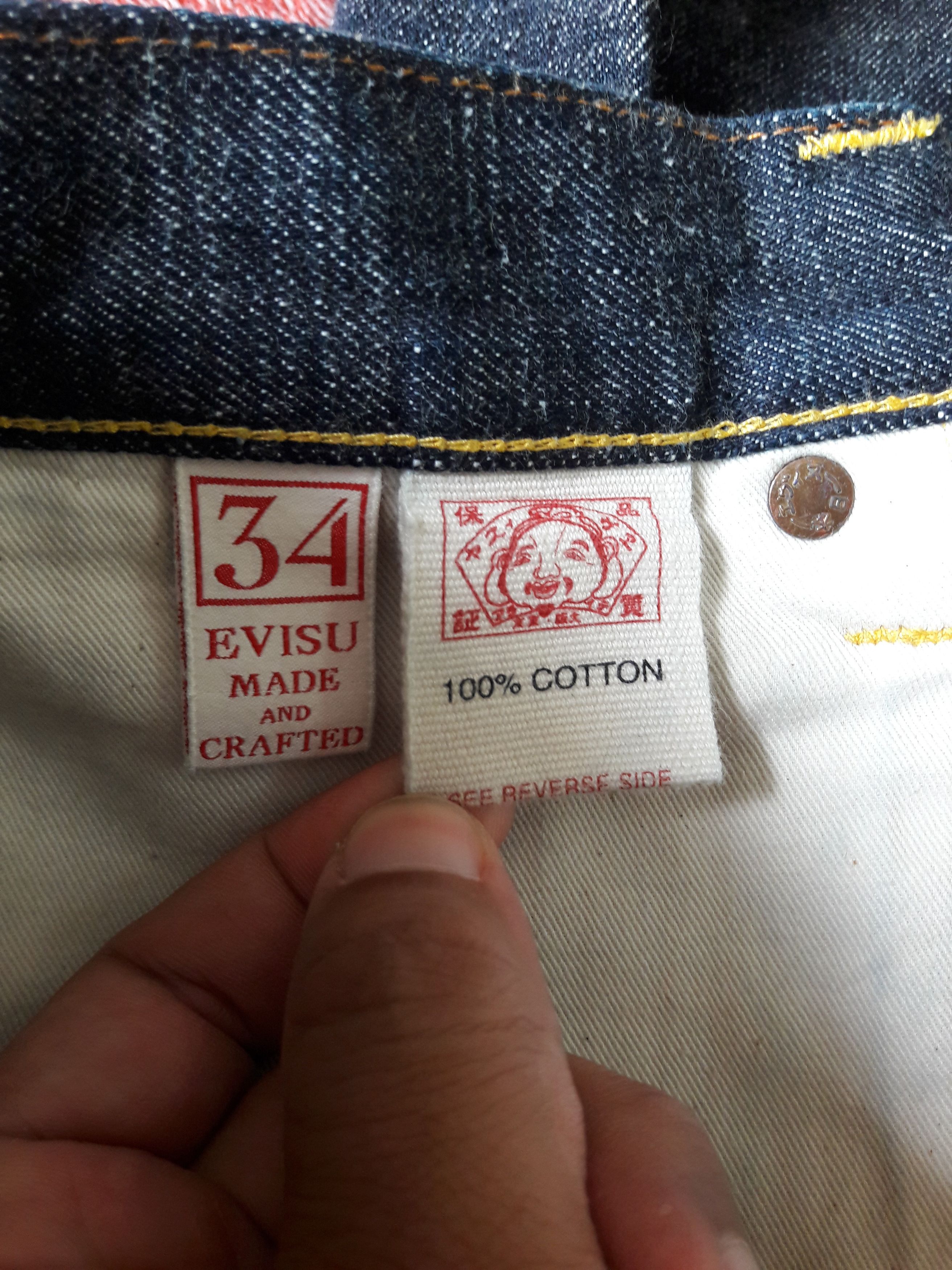 Evisu Evisu Daicock smile pocket Lot0070 X Calvin Leong by Yamane Size US 34 / EU 50 - 6 Thumbnail