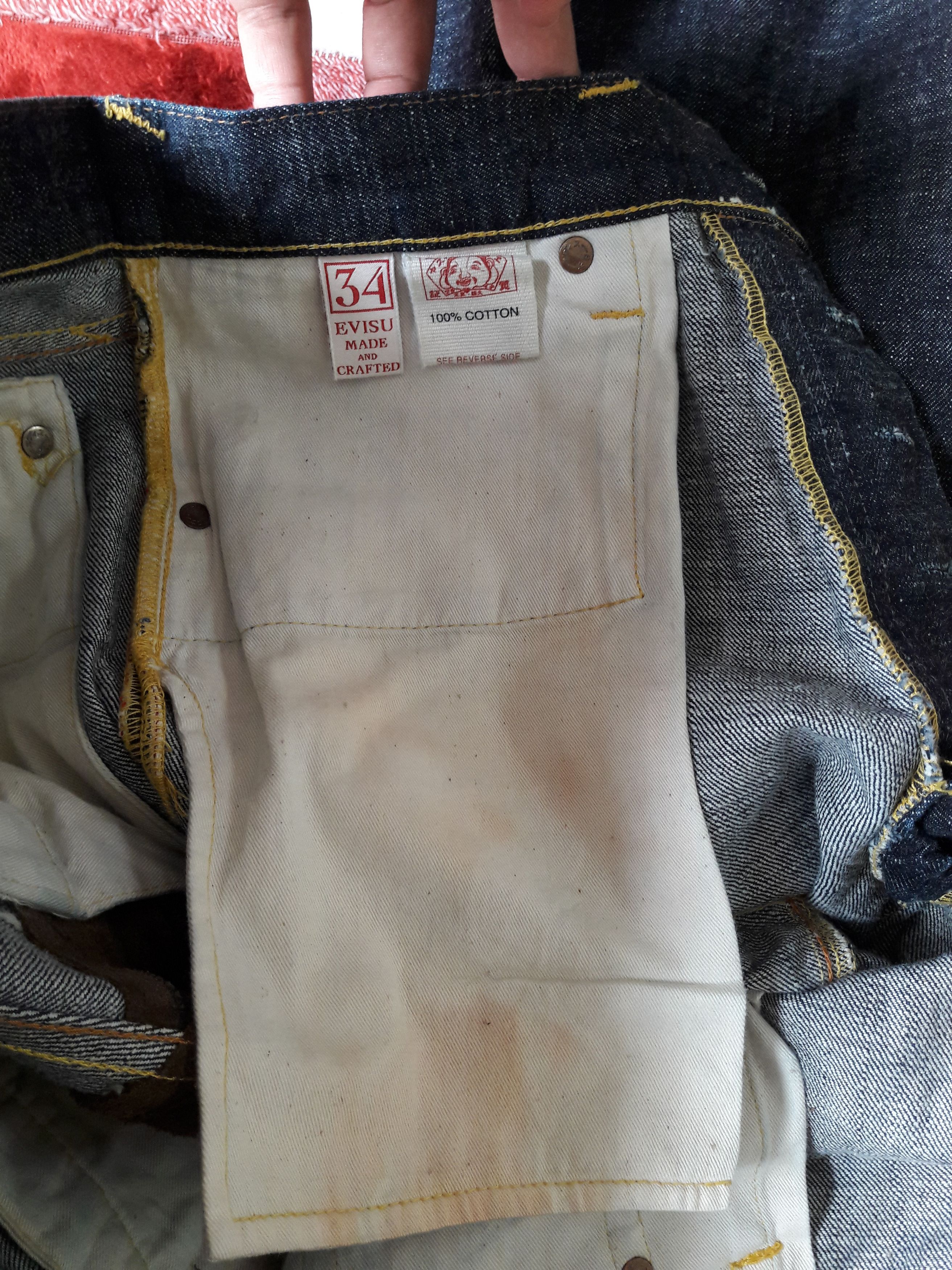 Evisu Evisu Daicock smile pocket Lot0070 X Calvin Leong by Yamane Size US 34 / EU 50 - 15 Thumbnail