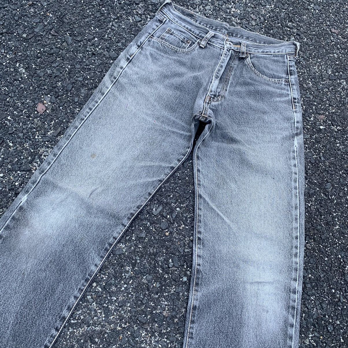 Edition Japan Vintage WAREHOUSE Jeans Black Wash Faded Denim Pants W27 Size US 27 - 4 Thumbnail