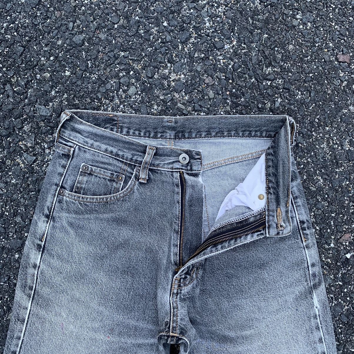 Edition Japan Vintage WAREHOUSE Jeans Black Wash Faded Denim Pants W27 Size US 27 - 5 Thumbnail