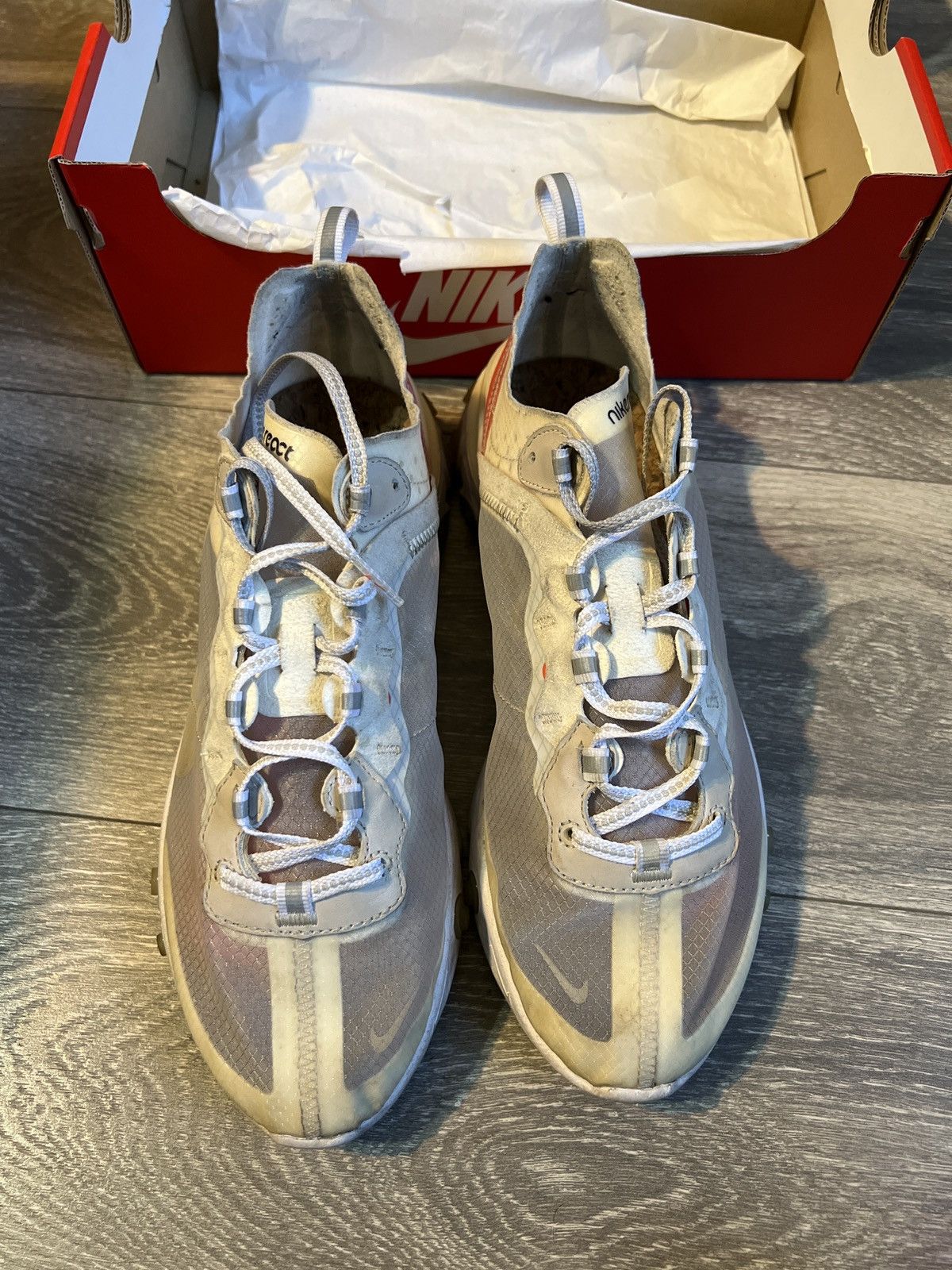 Nike Nike element react 87 light bone Size US 9.5 / EU 42-43 - 3 Thumbnail