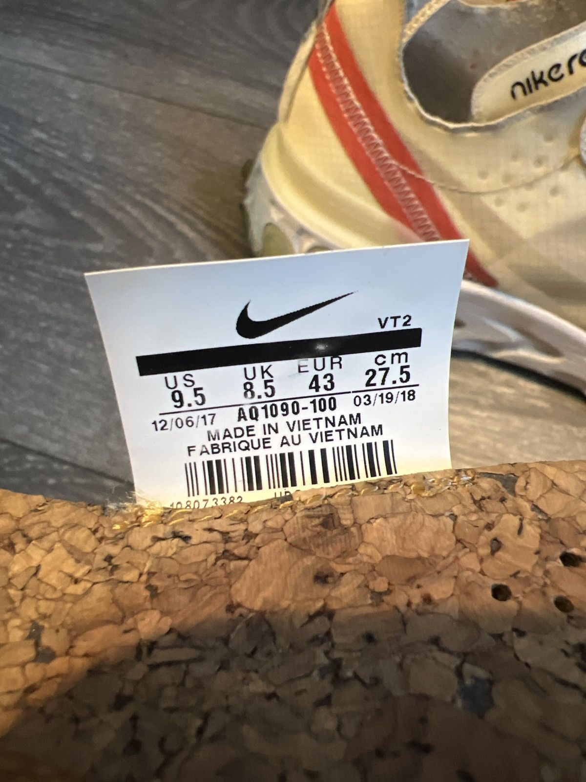 Nike Nike element react 87 light bone Size US 9.5 / EU 42-43 - 7 Thumbnail