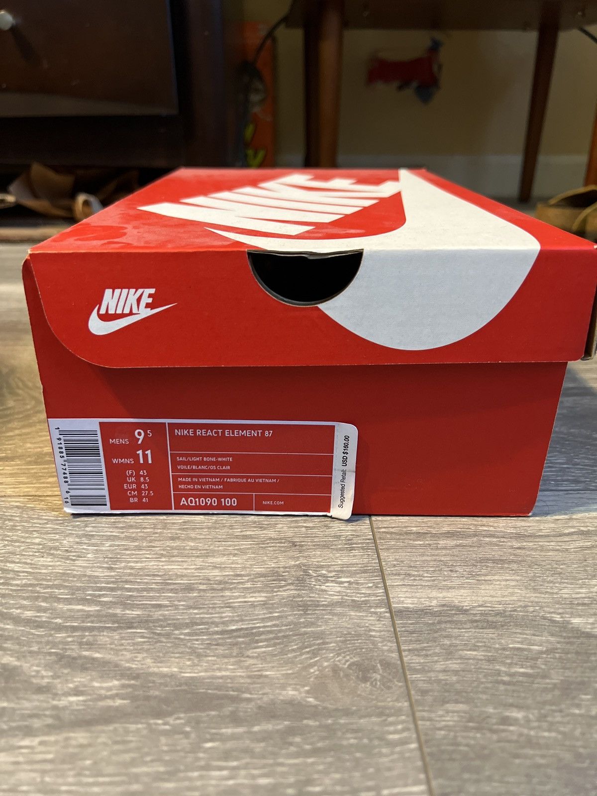 Nike Nike element react 87 light bone Size US 9.5 / EU 42-43 - 6 Thumbnail