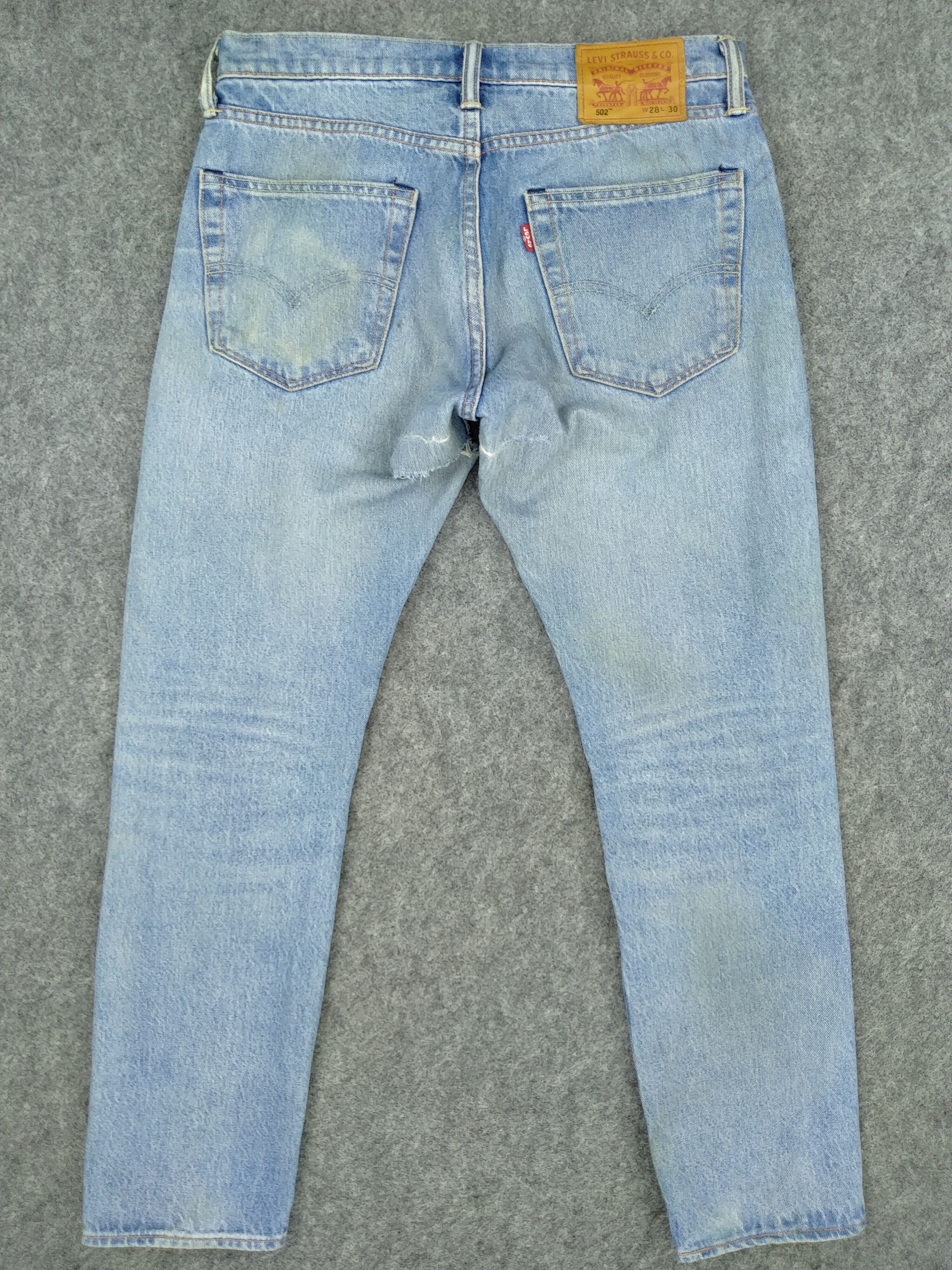 Levi's Vintage Levi's 502 Light Wash Denim 31x28.5 -JN152 Size US 31 - 2 Thumbnail