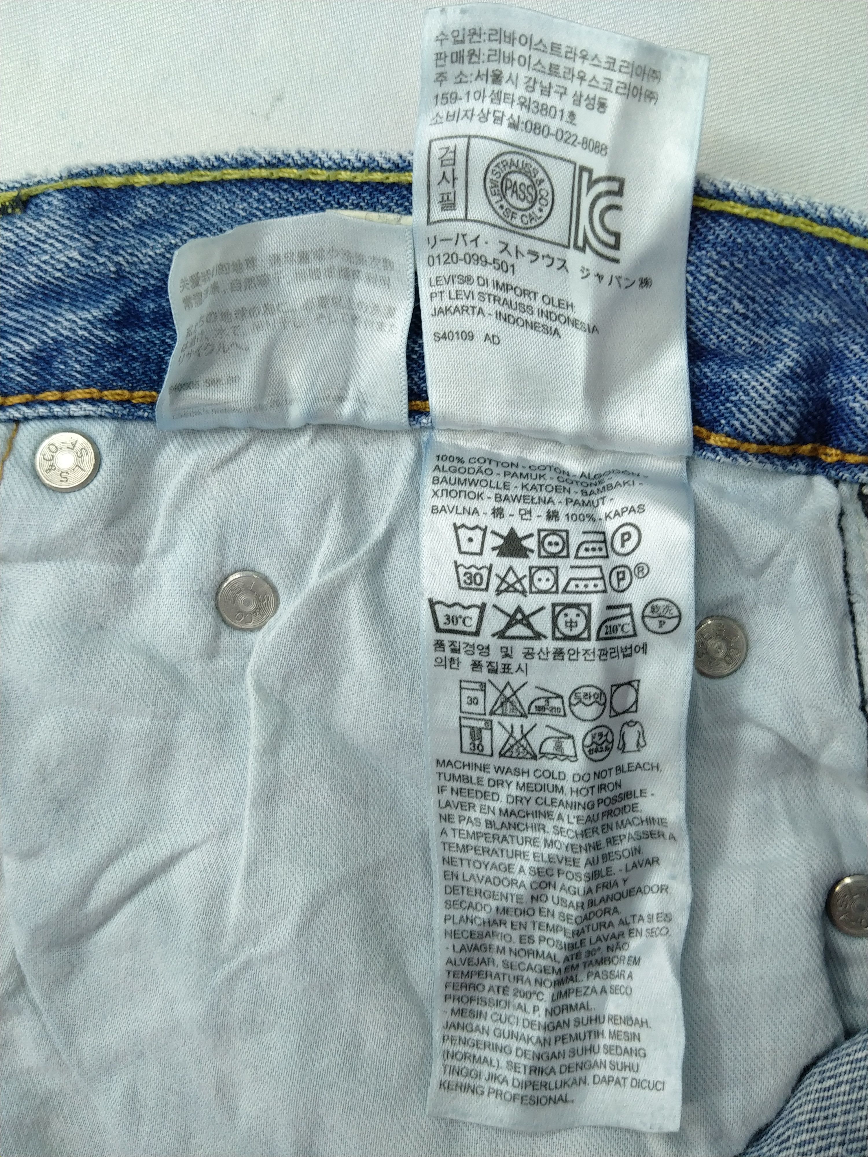 Levi's Faded Blue Levi's 550 Denim 34x30 -JN438 Size US 34 / EU 50 - 10 Thumbnail