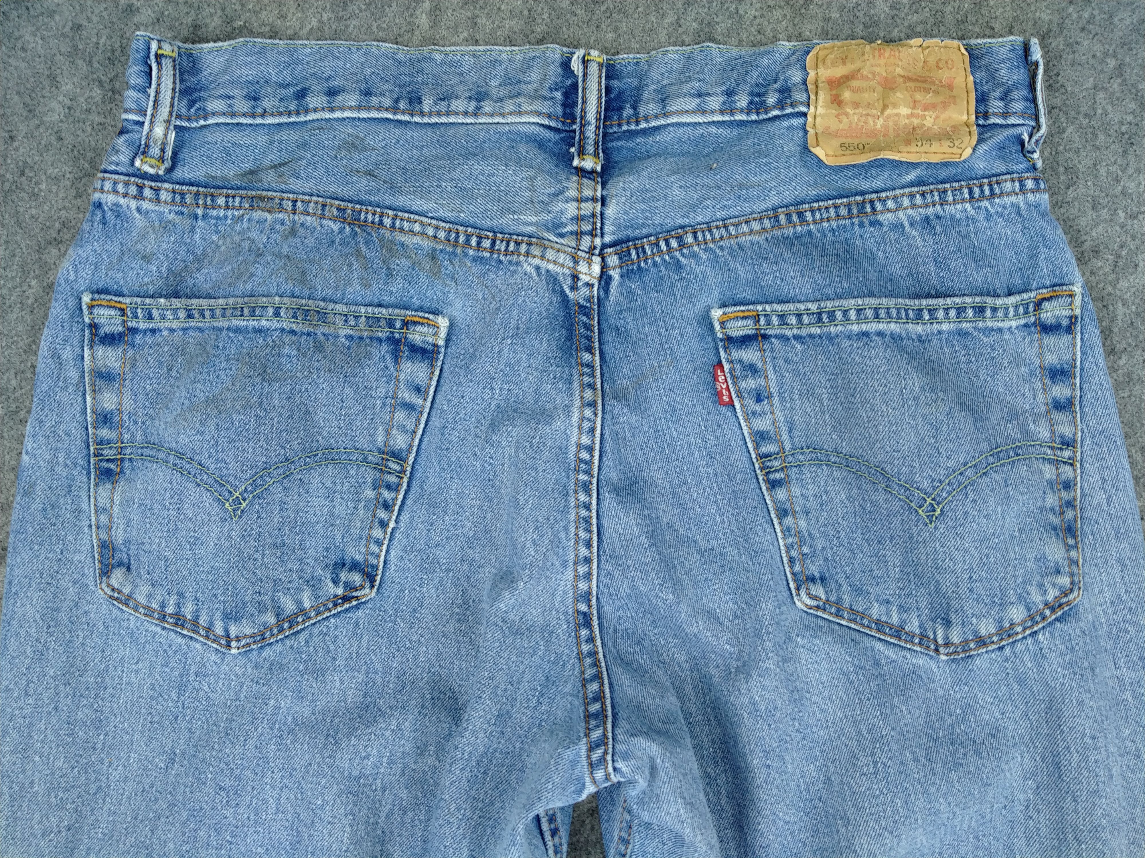 Levi's Faded Blue Levi's 550 Denim 34x30 -JN438 Size US 34 / EU 50 - 4 Thumbnail