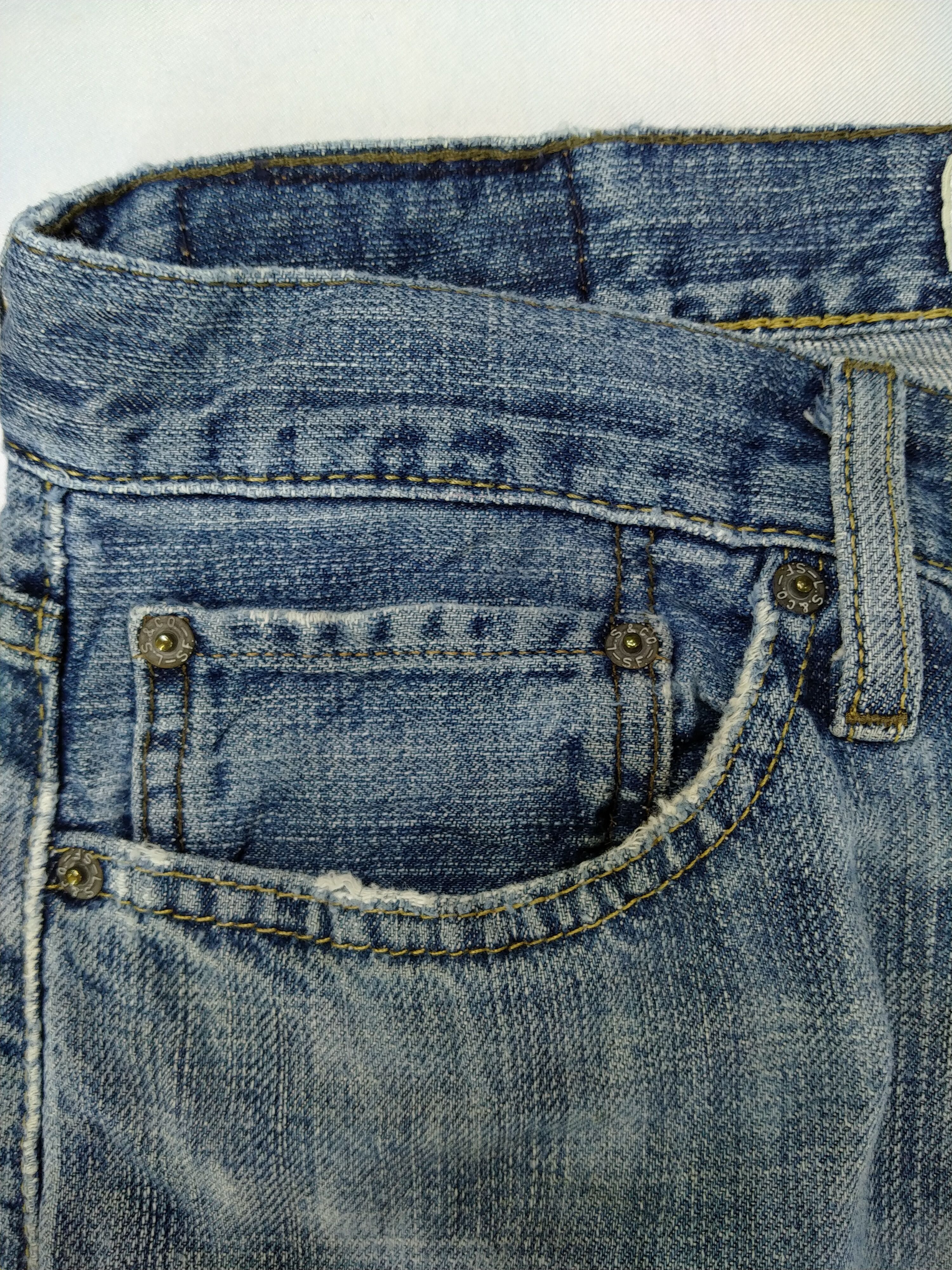 Levi's Distressed Vintage Levi's 514 Slim Straight Denim -JN407 Size US 32 / EU 48 - 10 Thumbnail