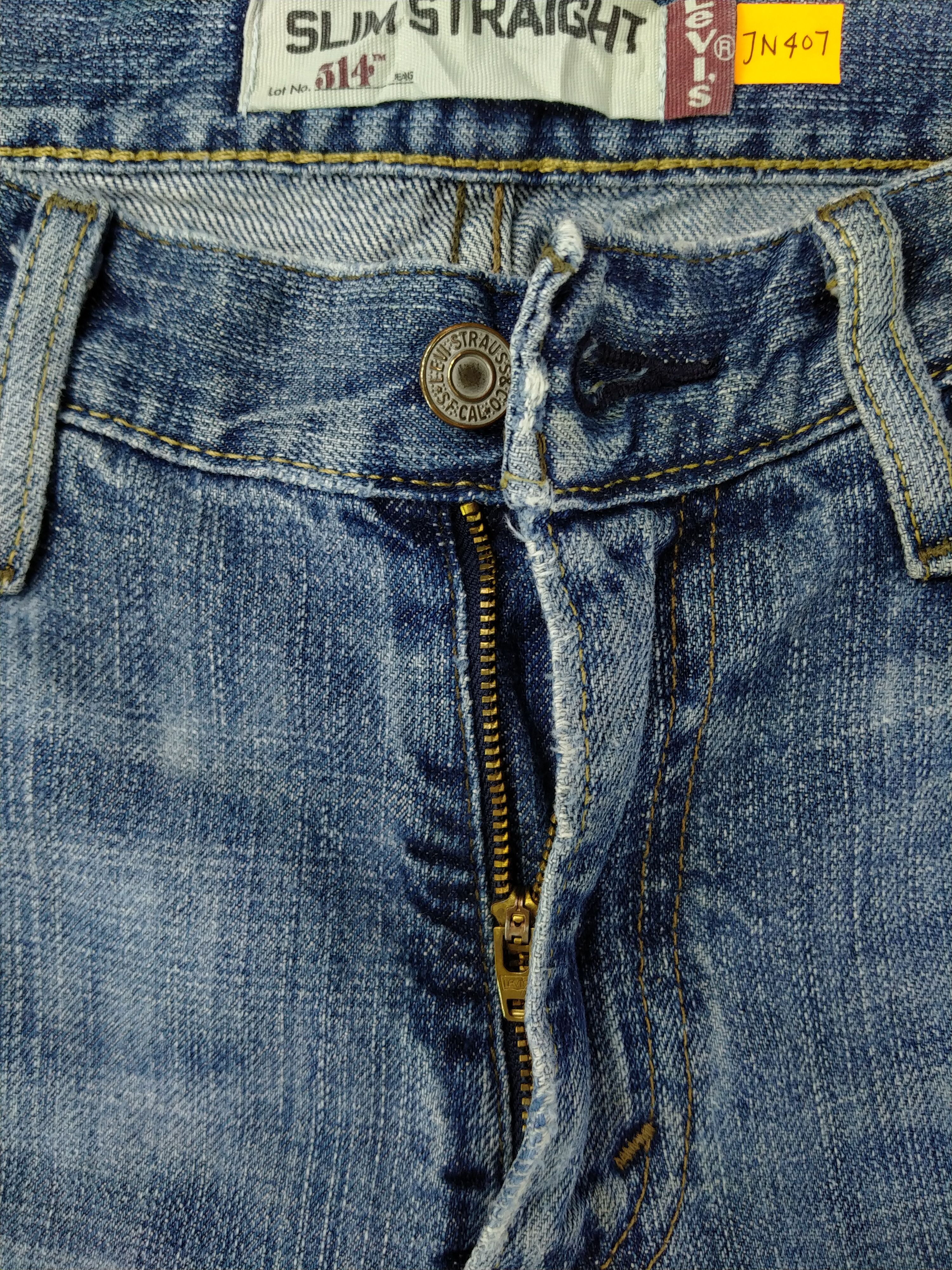 Levi's Distressed Vintage Levi's 514 Slim Straight Denim -JN407 Size US 32 / EU 48 - 7 Thumbnail