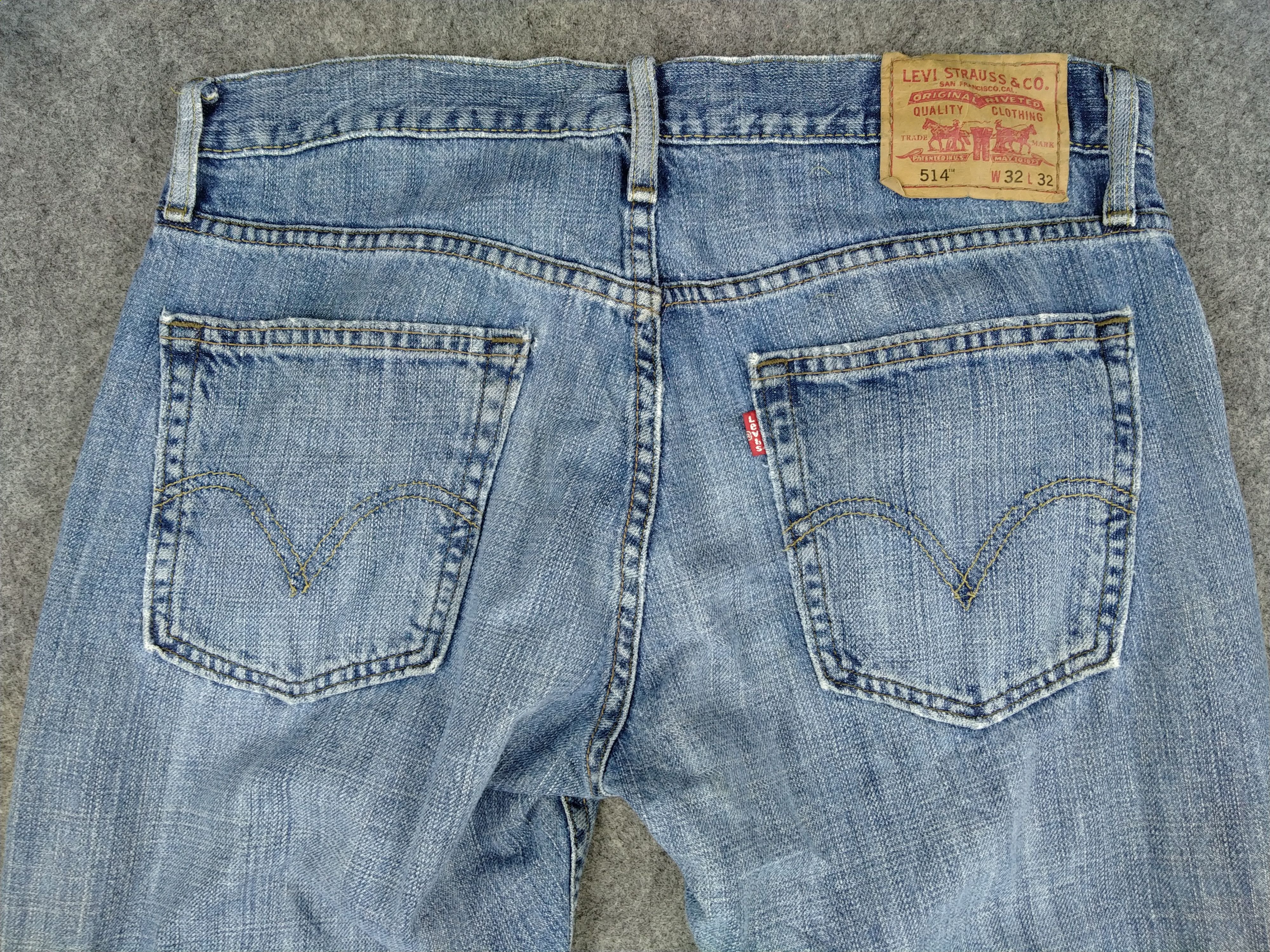Levi's Distressed Vintage Levi's 514 Slim Straight Denim -JN407 Size US 32 / EU 48 - 4 Thumbnail