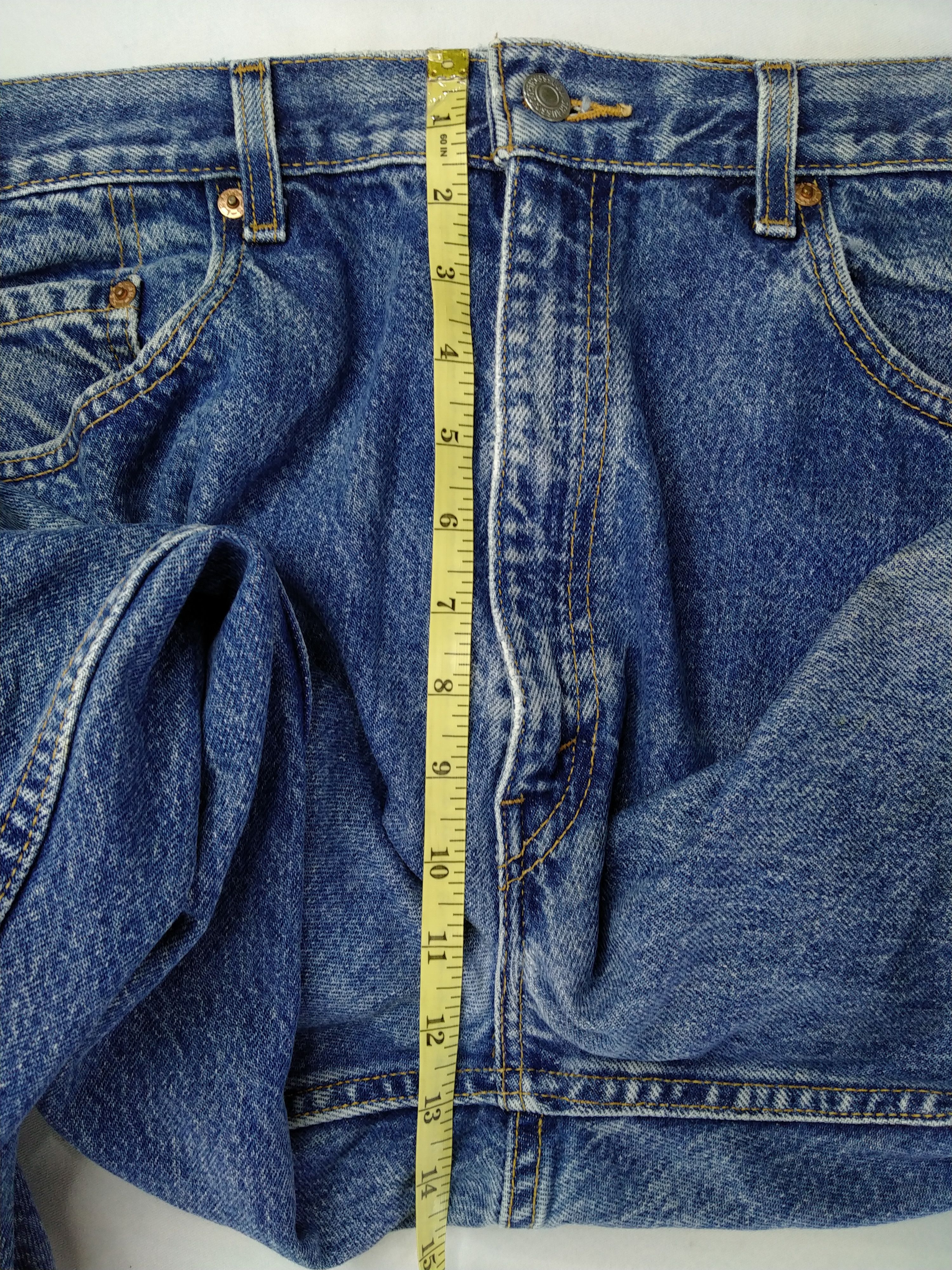 Levi's Dirty Blue Vintage Levi's 550 Relaxed Fit Denim -JN391 Size US 37 - 6 Thumbnail