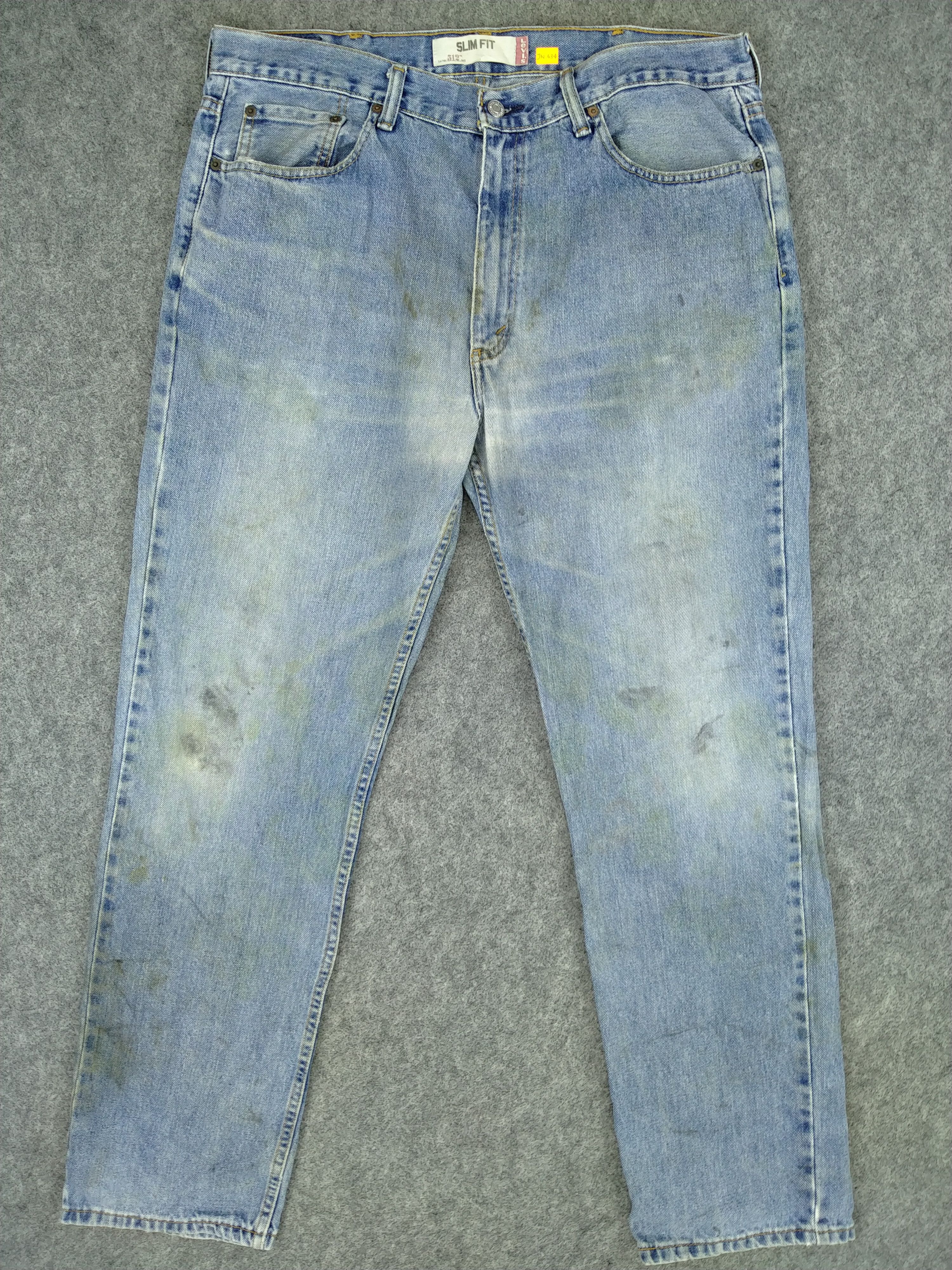 Levi's Faded Blue Vintage Levi's 512 Slim Fit Denim 38x32 -JN634 Size US 38 / EU 54 - 1 Thumbnail