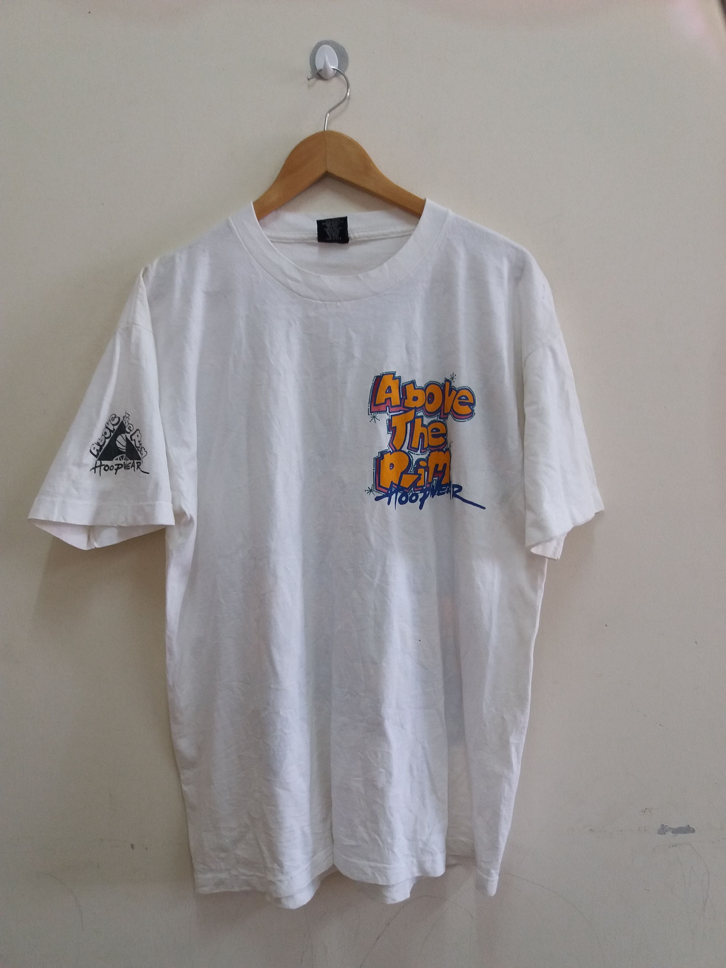 image of Vintage Above The Rim By Reebok Made In Usa/tupac Shakur in White, Men's (Size Large)