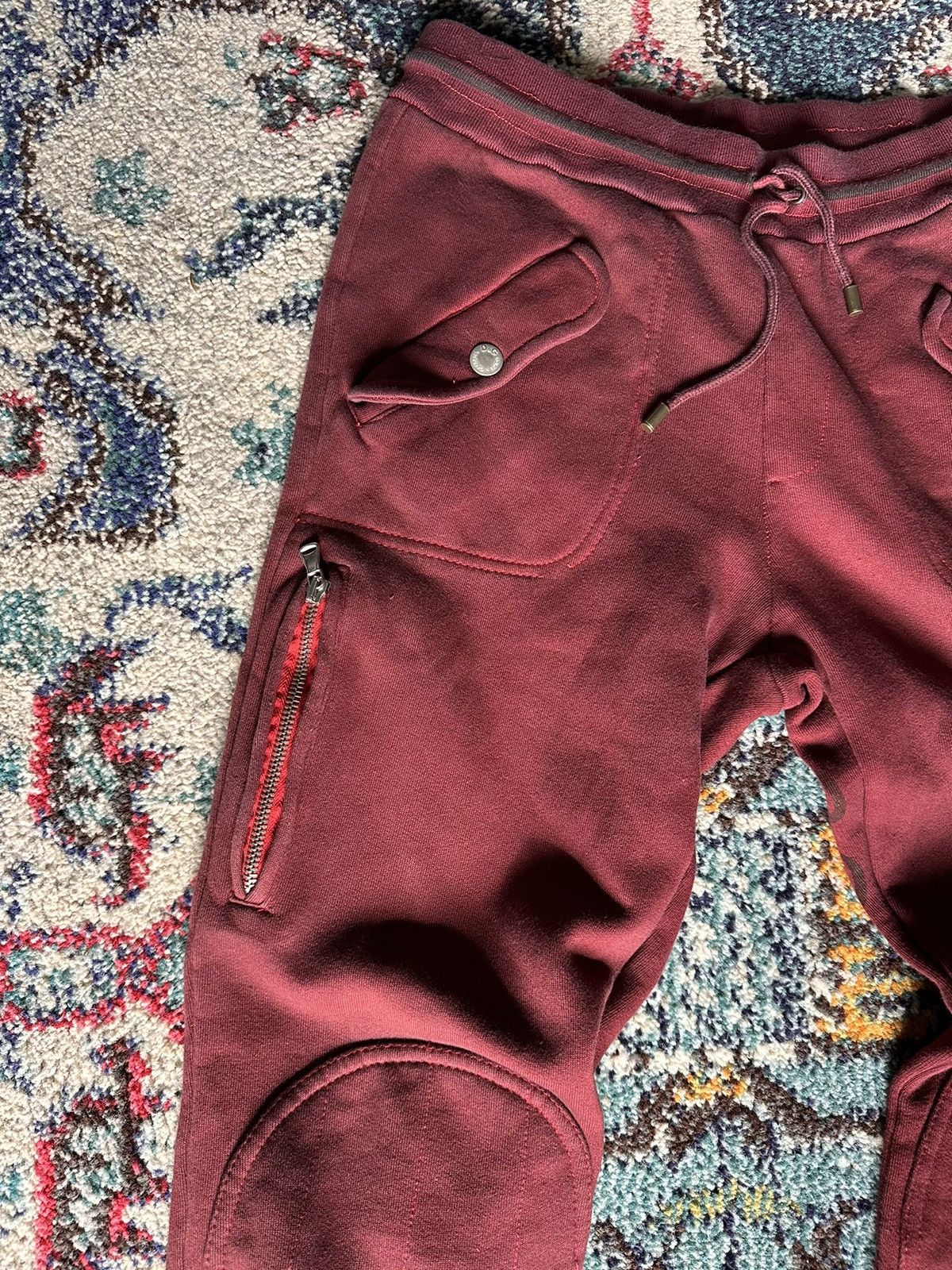 Dolce & Gabbana OVERDYED D&G BIKER SWEATPANTS Size US 32 / EU 48 - 6 Thumbnail