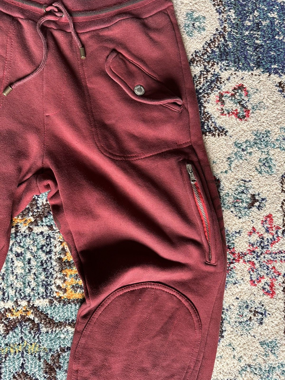 Dolce & Gabbana OVERDYED D&G BIKER SWEATPANTS Size US 32 / EU 48 - 7 Thumbnail