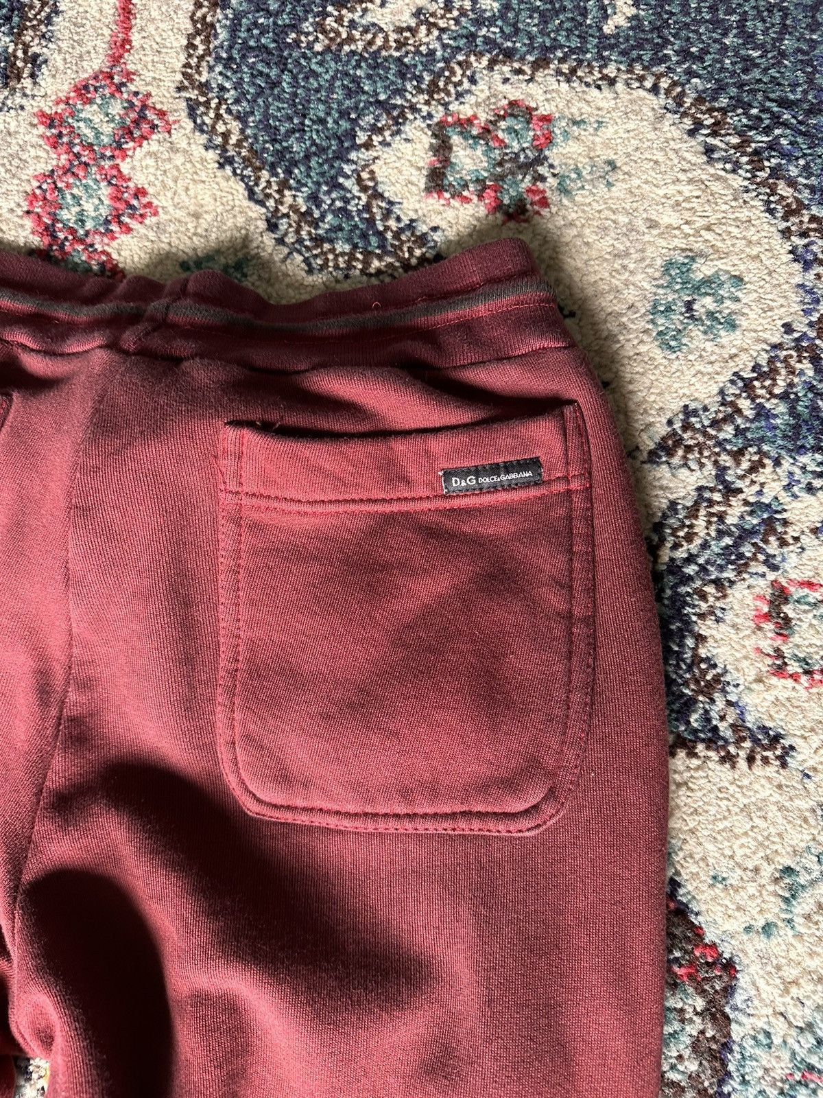 Dolce & Gabbana OVERDYED D&G BIKER SWEATPANTS Size US 32 / EU 48 - 9 Thumbnail
