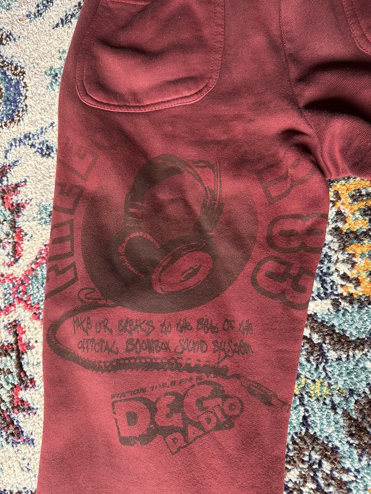 Dolce & Gabbana OVERDYED D&G BIKER SWEATPANTS Size US 32 / EU 48 - 8 Thumbnail