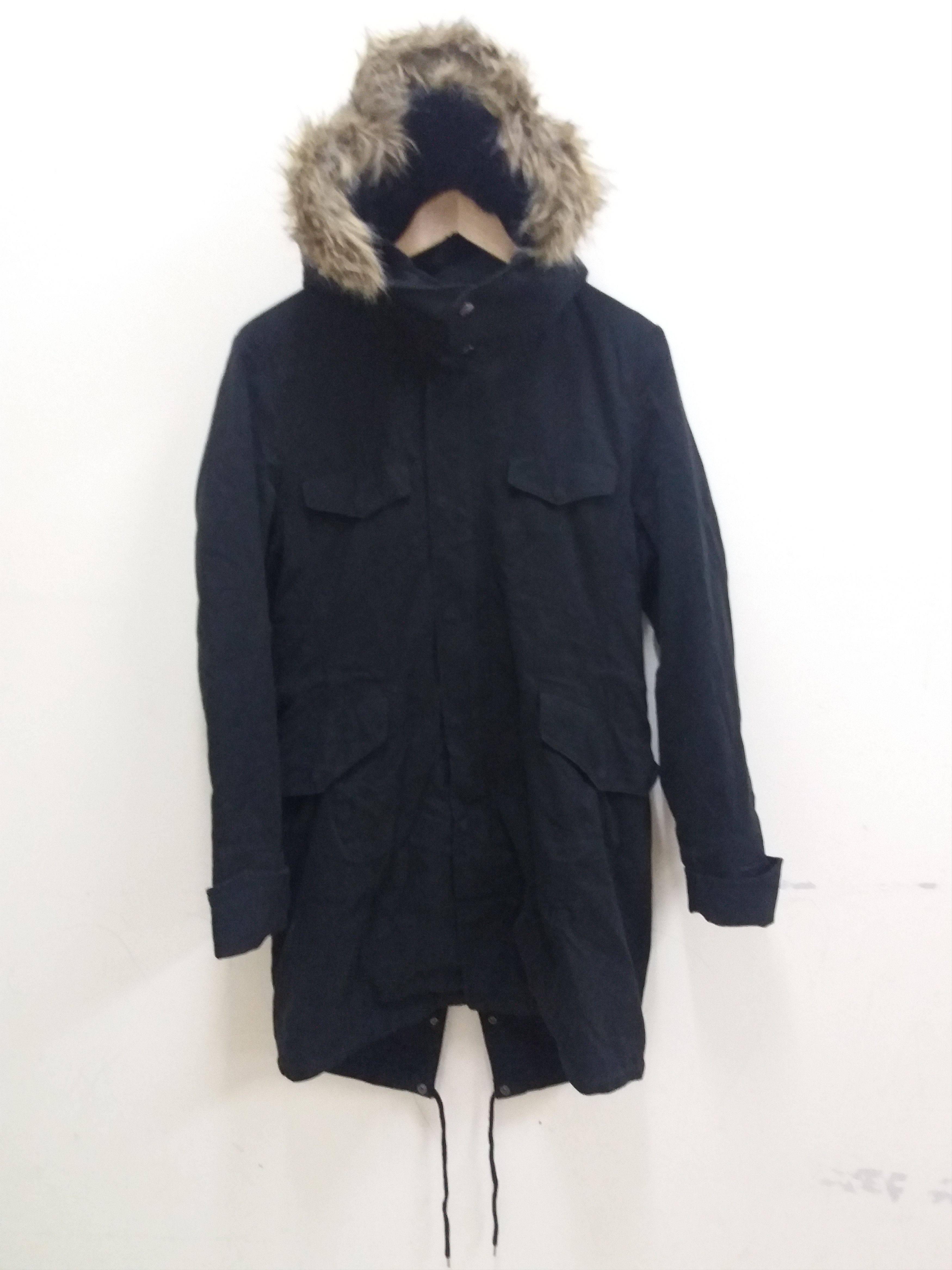 Japanese Brand Takeo Kikuchi parkas/ long jacket with fur hooded size 2 Size US M / EU 48-50 / 2 - 2 Thumbnail