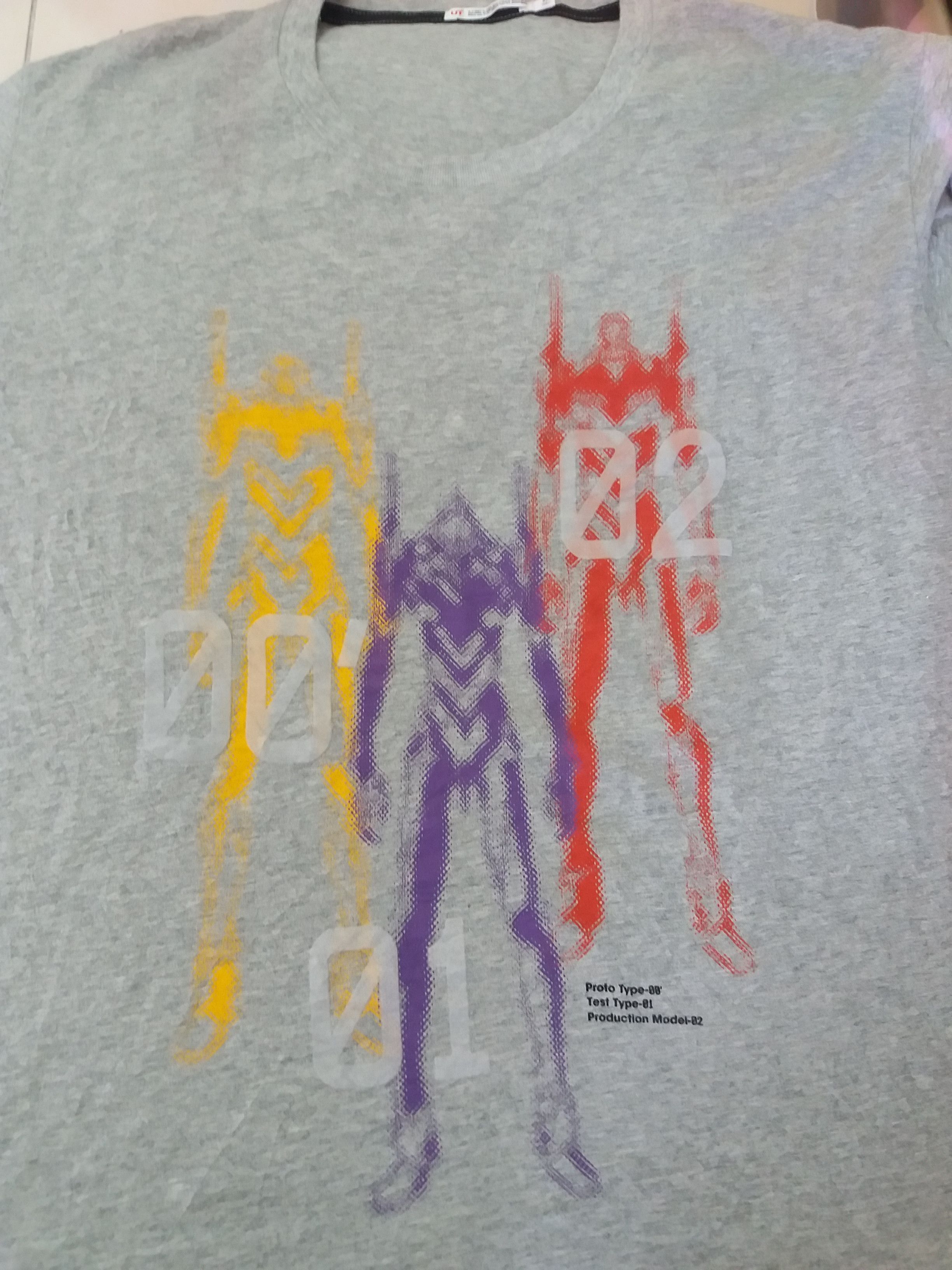 Anime Evangelion Prototype 00 01 02 anime by uniqlo/akira/jojo's Size US XL / EU 56 / 4 - 3 Thumbnail