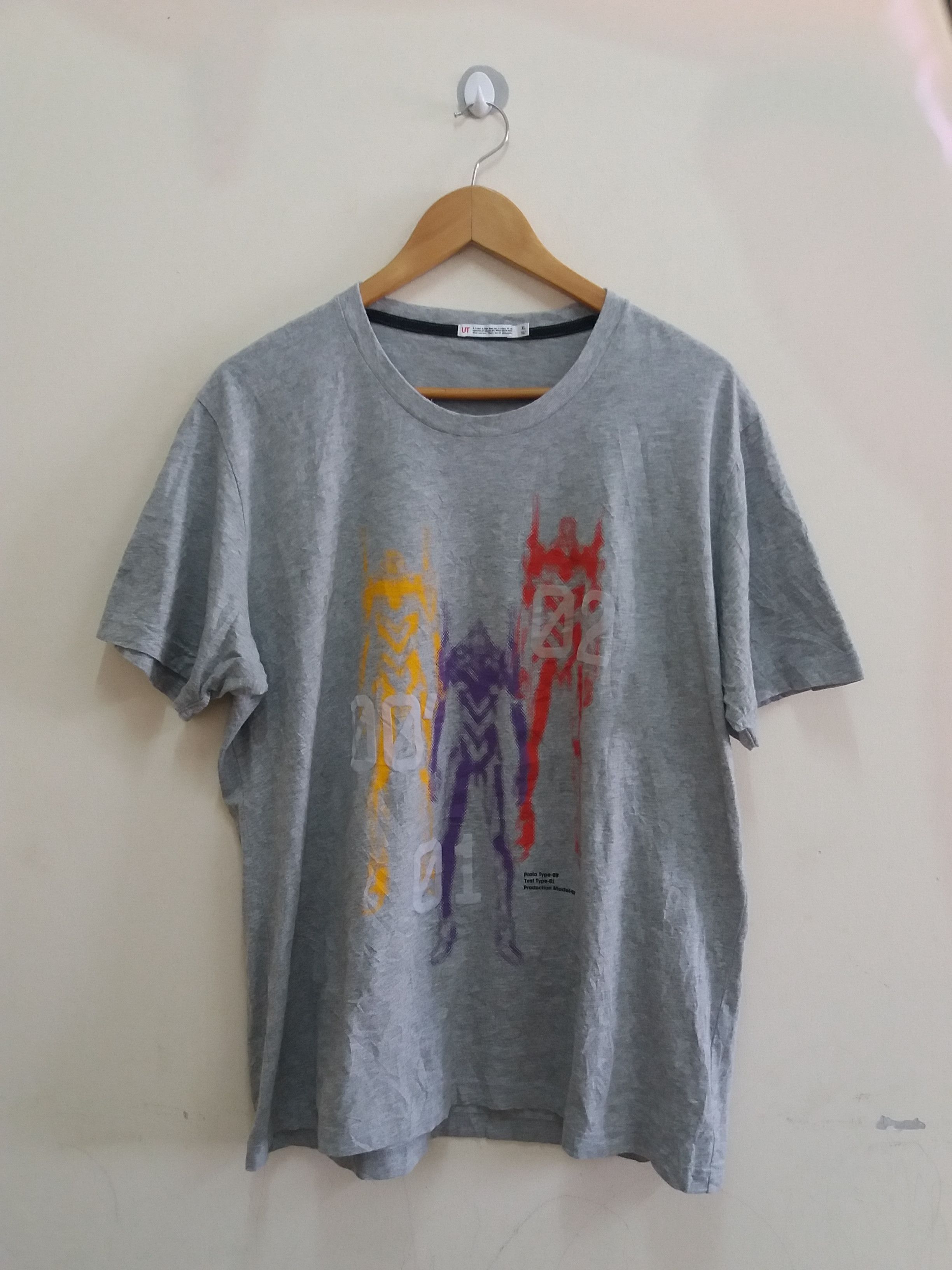 Anime Evangelion Prototype 00 01 02 anime by uniqlo/akira/jojo's Size US XL / EU 56 / 4 - 1 Thumbnail