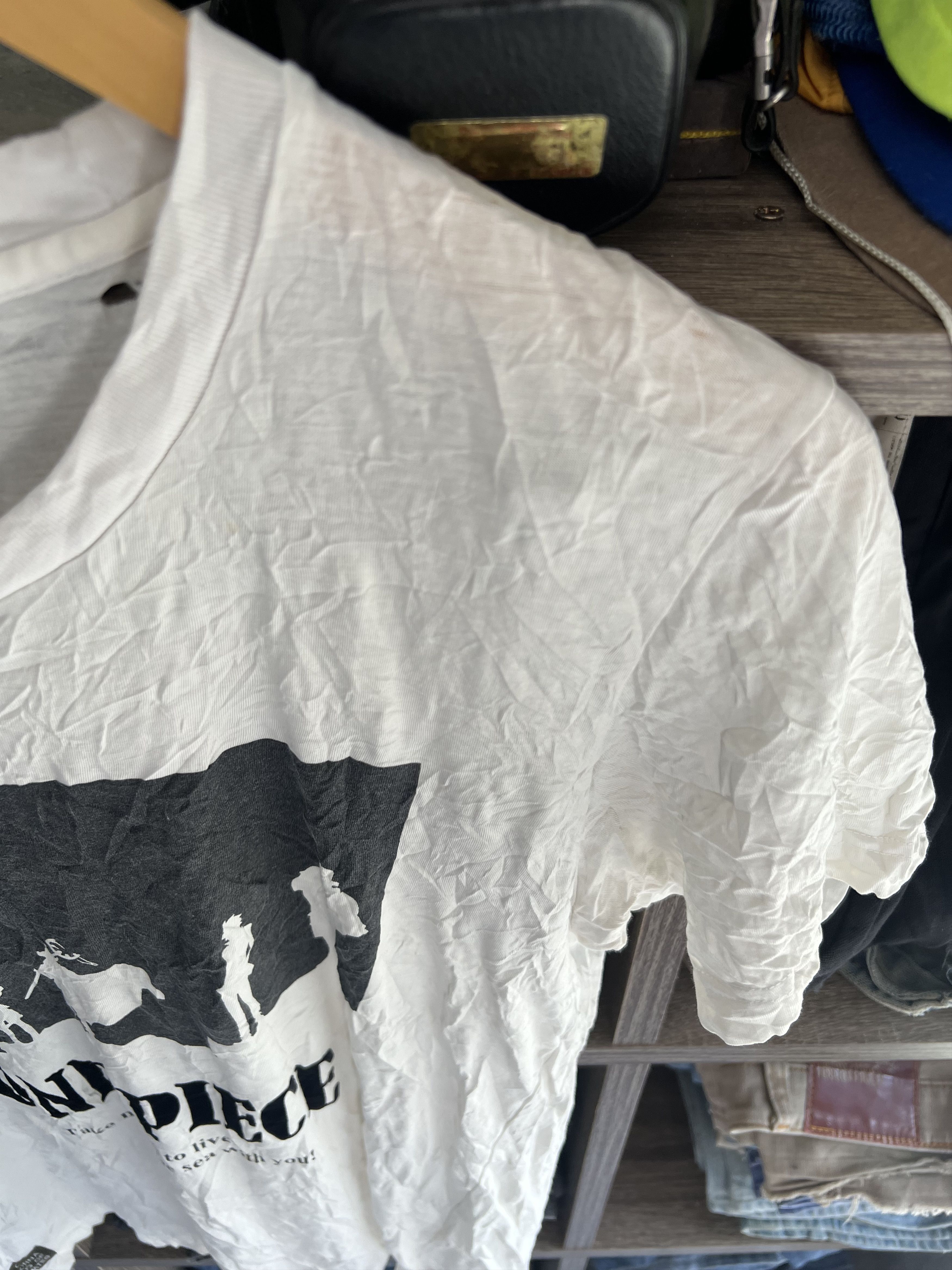 One Piece 🔥Distressed One Piece Uniqlo Printed Tees Size US M / EU 48-50 / 2 - 7 Thumbnail