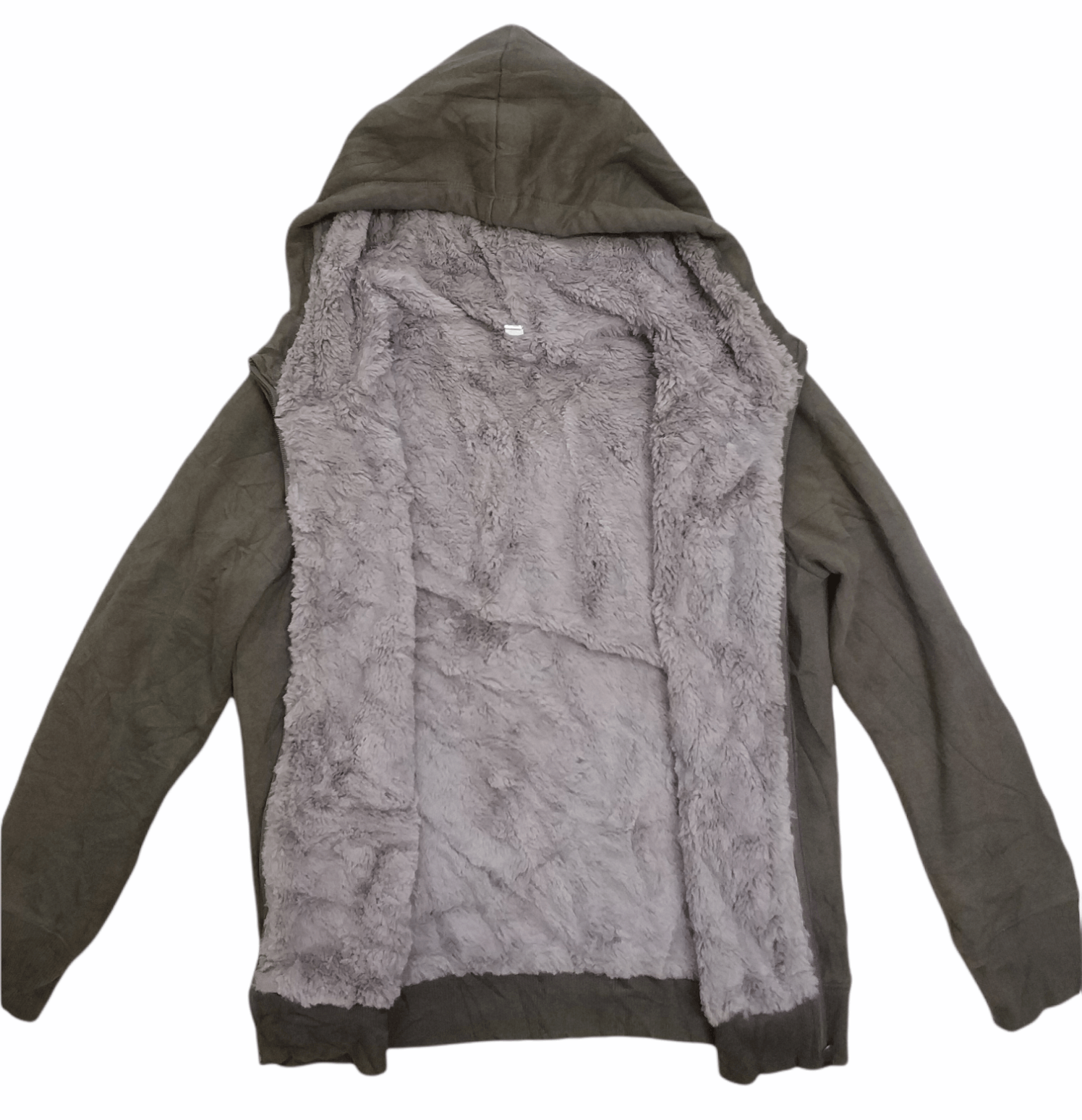 Japanese Brand 🔥Uniqlo Faux Fur Pullover Zipper Hoodies Size M / US 6-8 / IT 42-44 - 2 Thumbnail