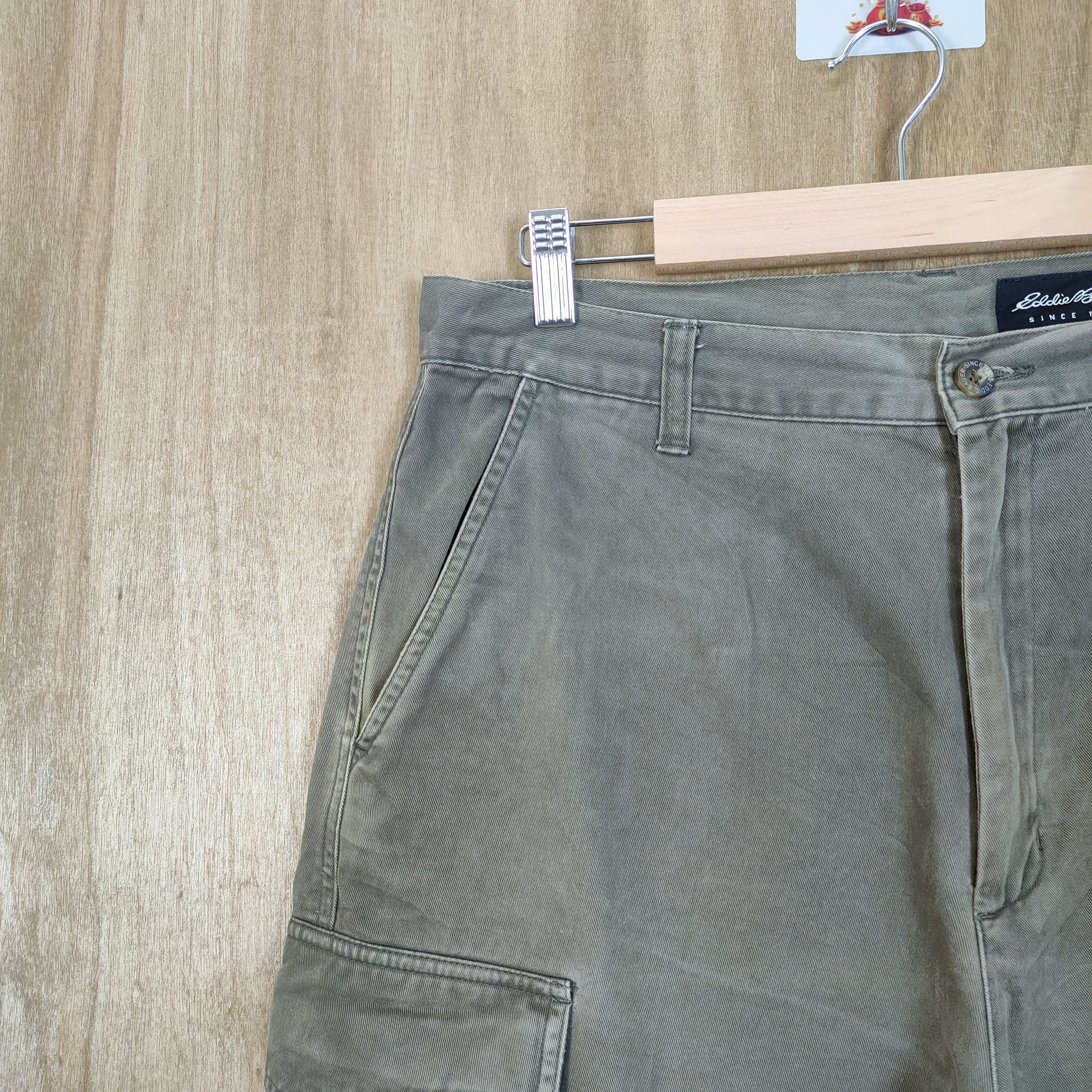Eddie Bauer VINTAGE EDDIE BAUER FADED BROWN CARGO PANTS Size US 34 / EU 50 - 4 Thumbnail