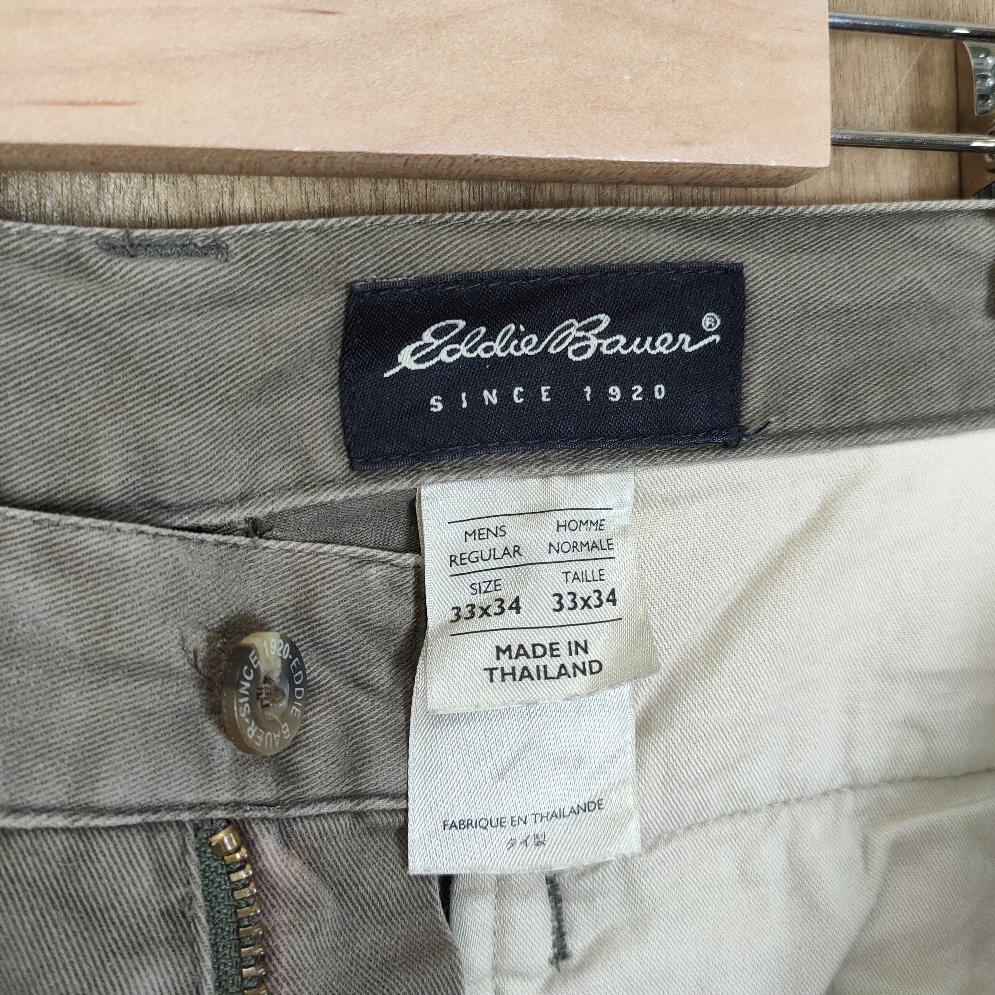 Eddie Bauer VINTAGE EDDIE BAUER FADED BROWN CARGO PANTS Size US 34 / EU 50 - 15 Thumbnail