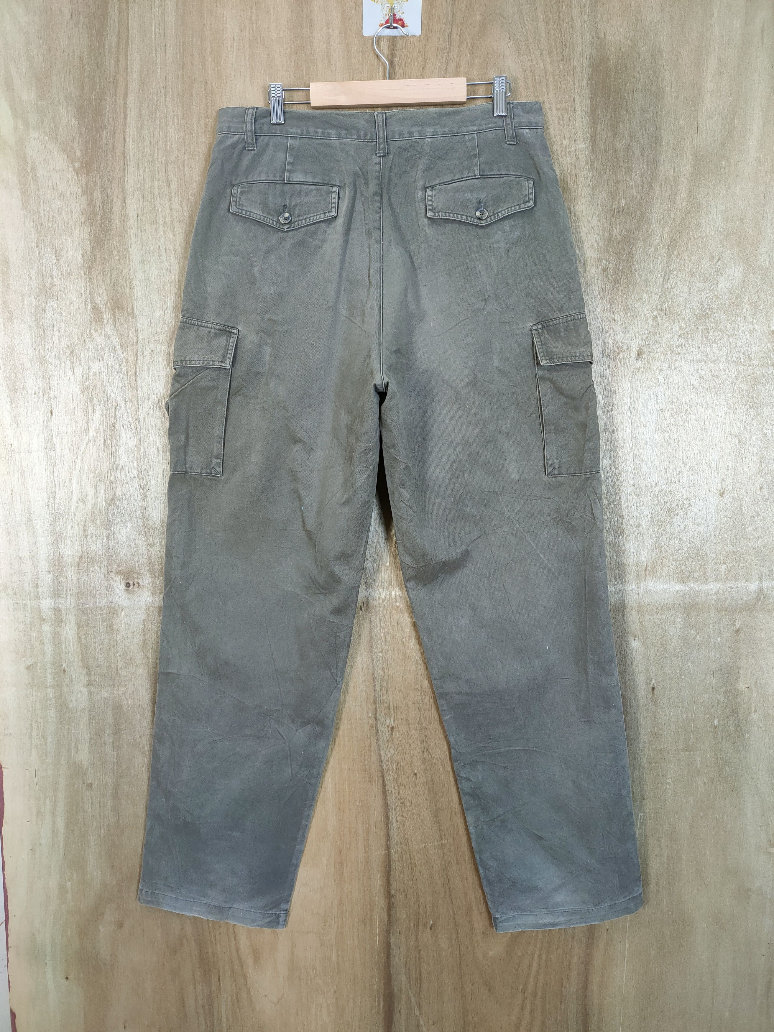 Eddie Bauer VINTAGE EDDIE BAUER FADED BROWN CARGO PANTS Size US 34 / EU 50 - 6 Thumbnail