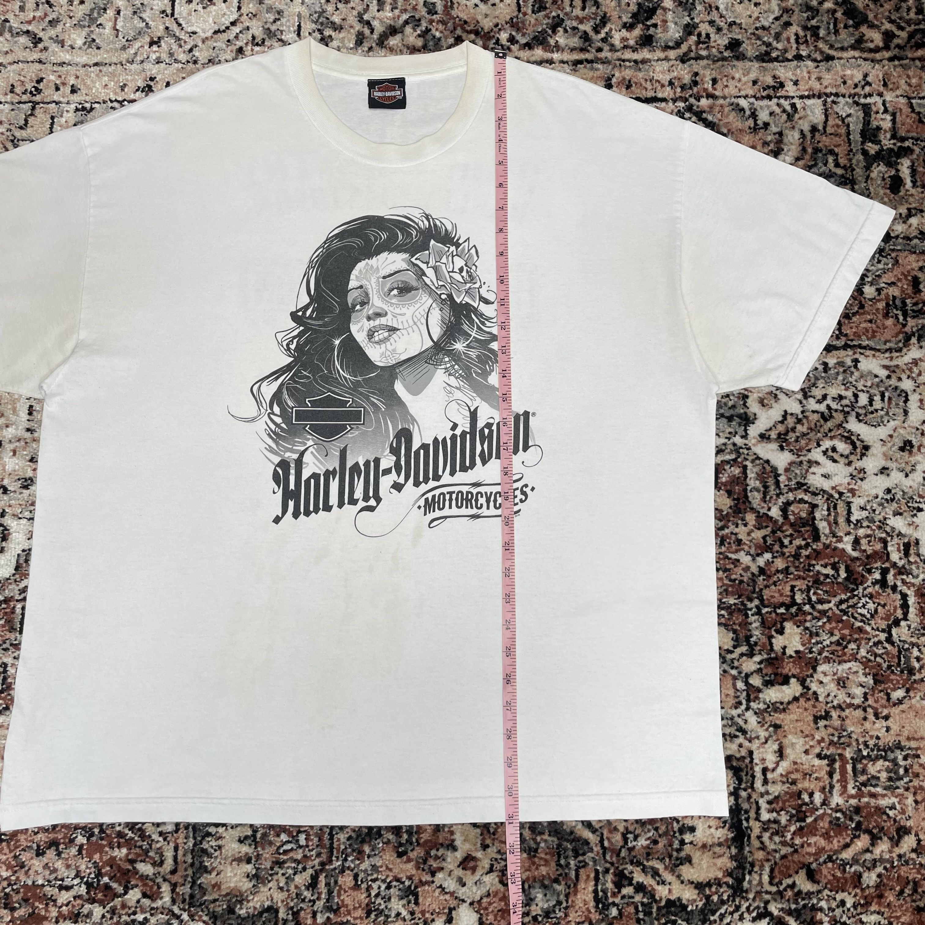 Harley Davidson Harley Davidson Vintage White Tshirt Size US XL / EU 56 / 4 - 10 Thumbnail