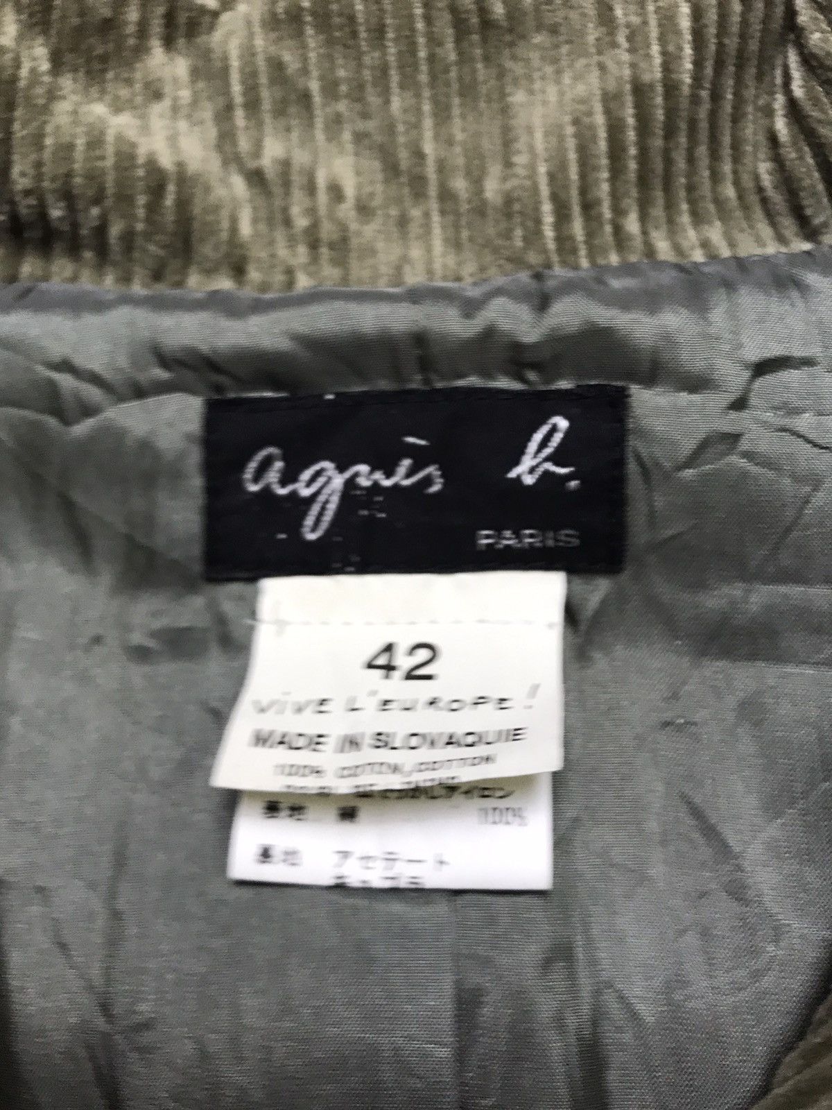 Vintage × agnes b. Agnes B. Double breasteddouble corduroy jacket Size M / US 6-8 / IT 42-44 - 7 Thumbnail