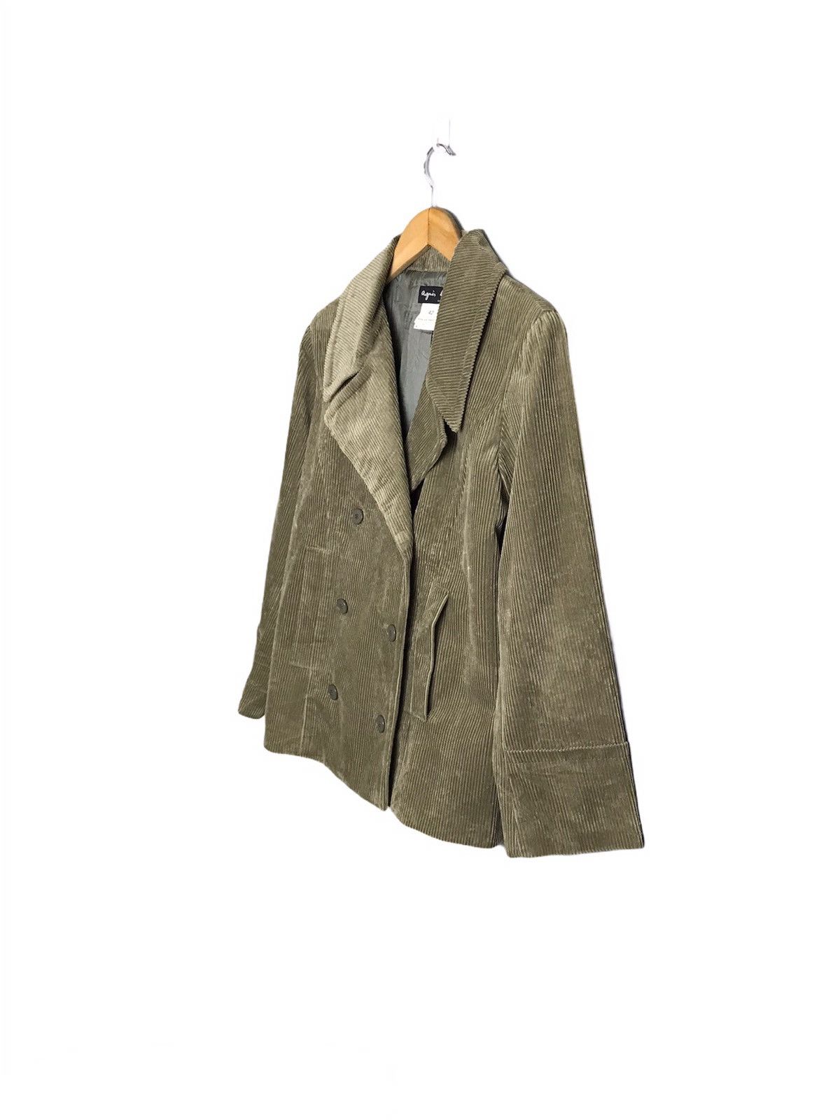 Vintage × agnes b. Agnes B. Double breasteddouble corduroy jacket Size M / US 6-8 / IT 42-44 - 2 Thumbnail