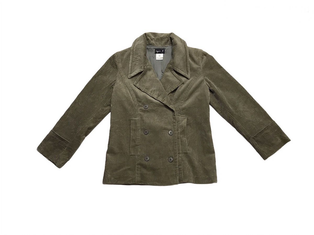 Vintage × agnes b. Agnes B. Double breasteddouble corduroy jacket Size M / US 6-8 / IT 42-44 - 5 Thumbnail