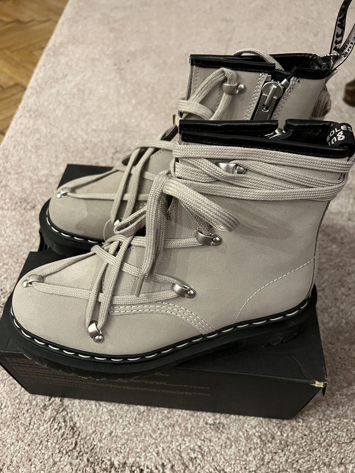 Dr. Martens × Rick Owens *BRAND NEW* Rick owens x doc martens size 40 Size US 7.5 / EU 40-41 - 3 Thumbnail