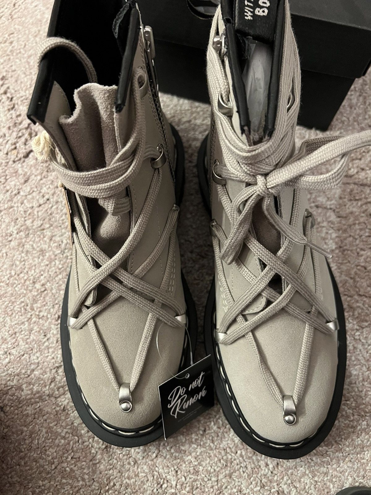 Dr. Martens × Rick Owens *BRAND NEW* Rick owens x doc martens size 40 Size US 7.5 / EU 40-41 - 6 Thumbnail
