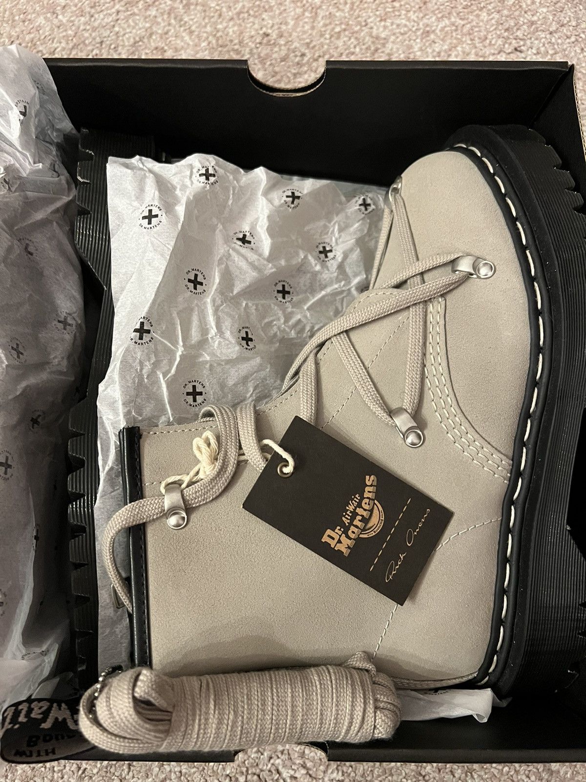 Dr. Martens × Rick Owens *BRAND NEW* Rick owens x doc martens size 40 Size US 7.5 / EU 40-41 - 7 Thumbnail