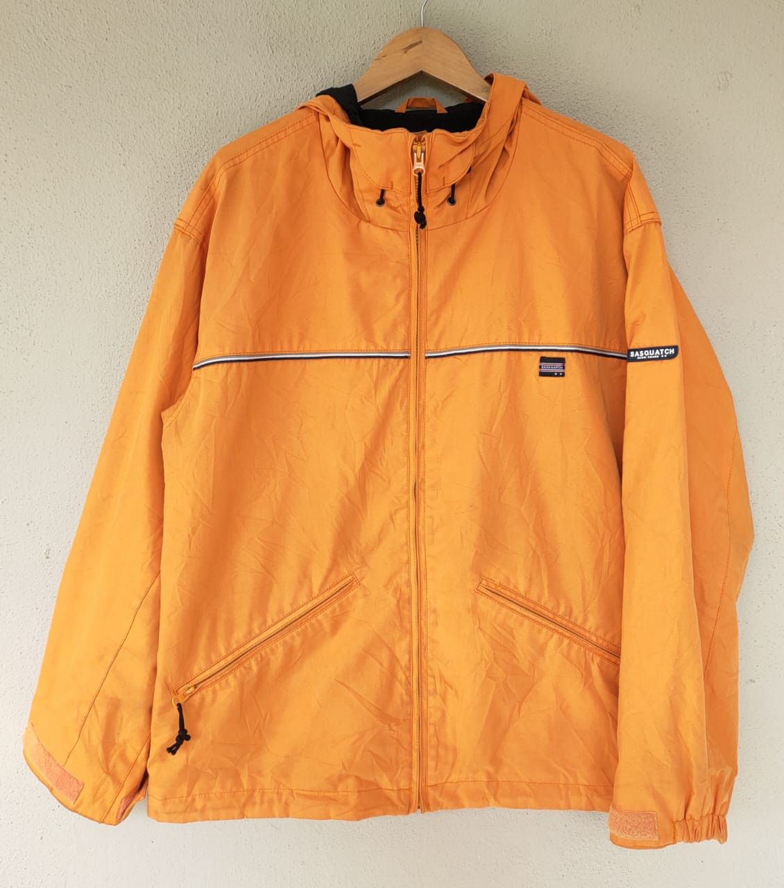 image of Sasquatchfabrix x Windbreaker Sasquatch Windbreaker in Mustard, Men's (Size Large)