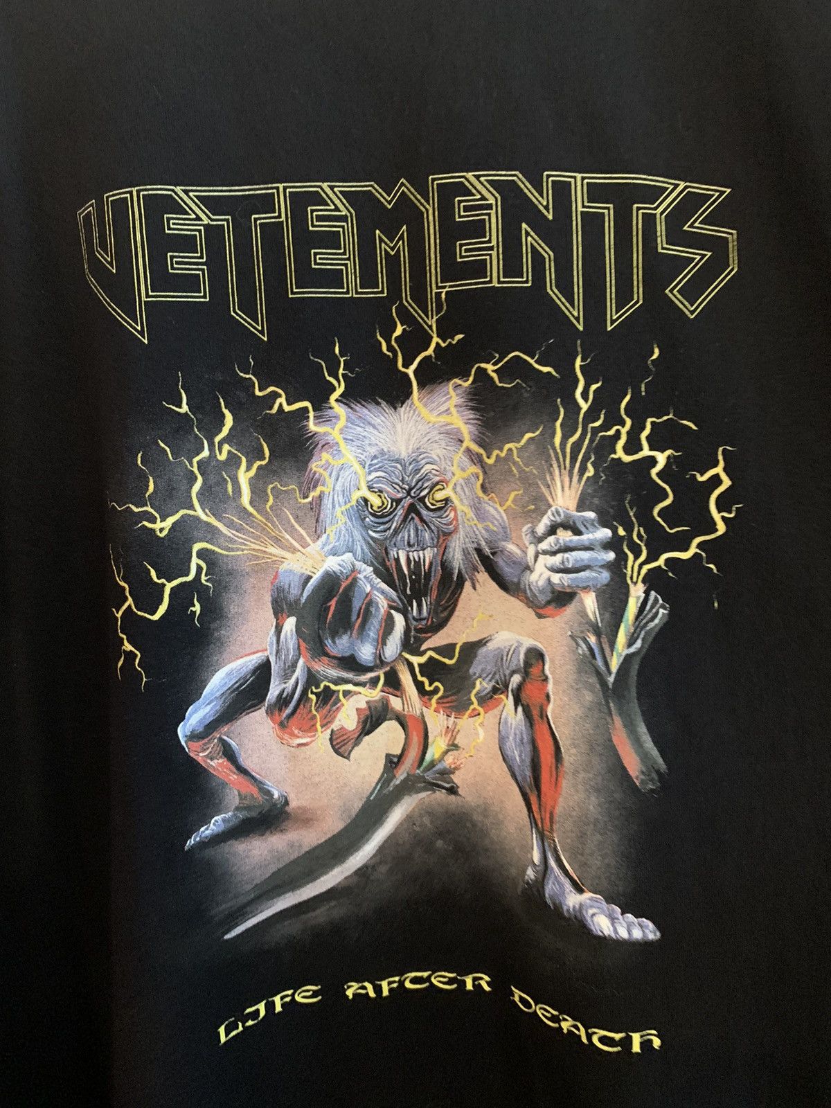 Vetements VETEMENTS Logo Heavy Metal Oversized T-Shirt Size US S / EU 44-46 / 1 - 3 Thumbnail