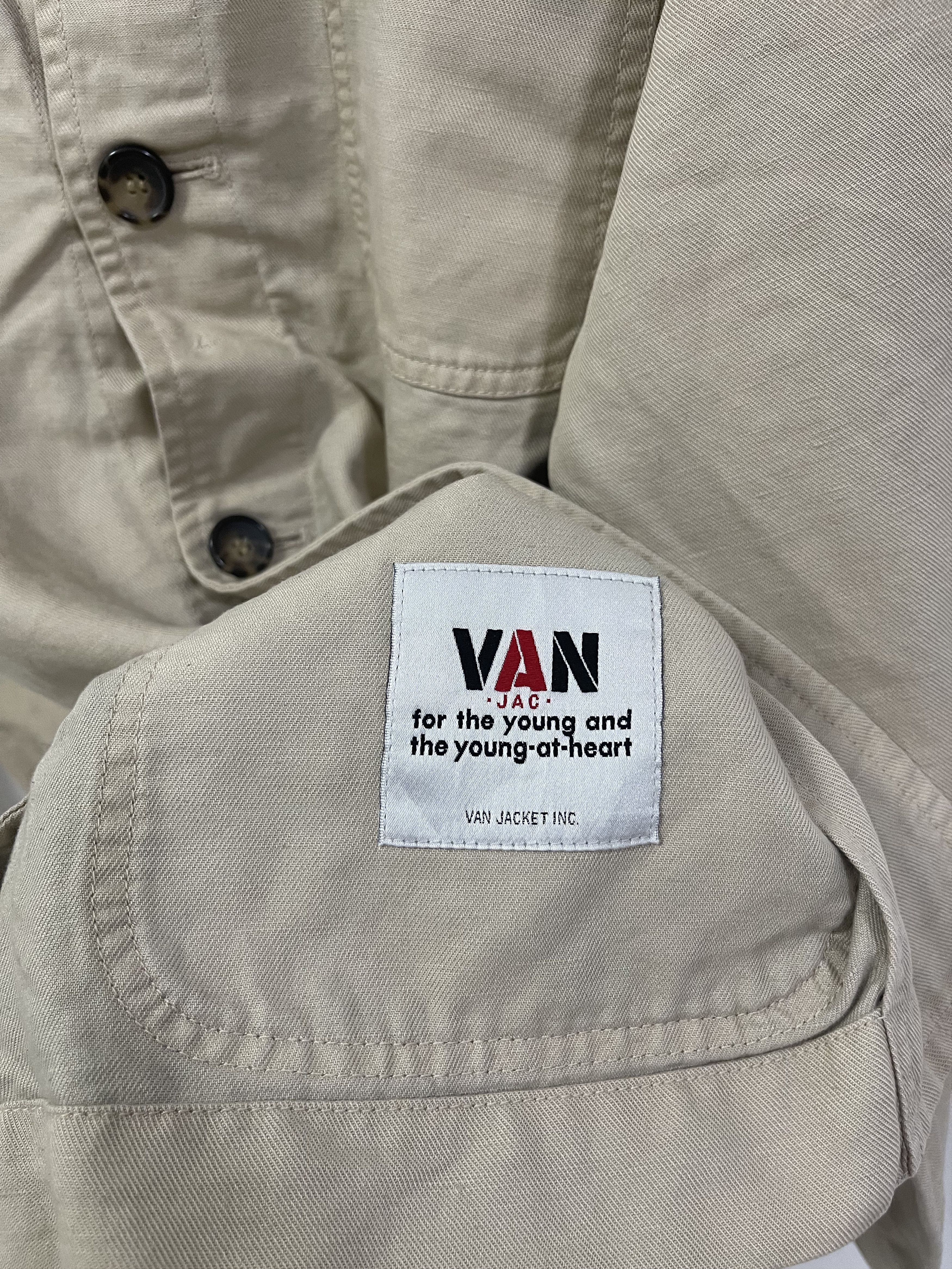Edition Japan × Japanese Brand × Vintage Vintage Van Jac Chore Button Up Casual Jacket Size US M / EU 48-50 / 2 - 10 Thumbnail