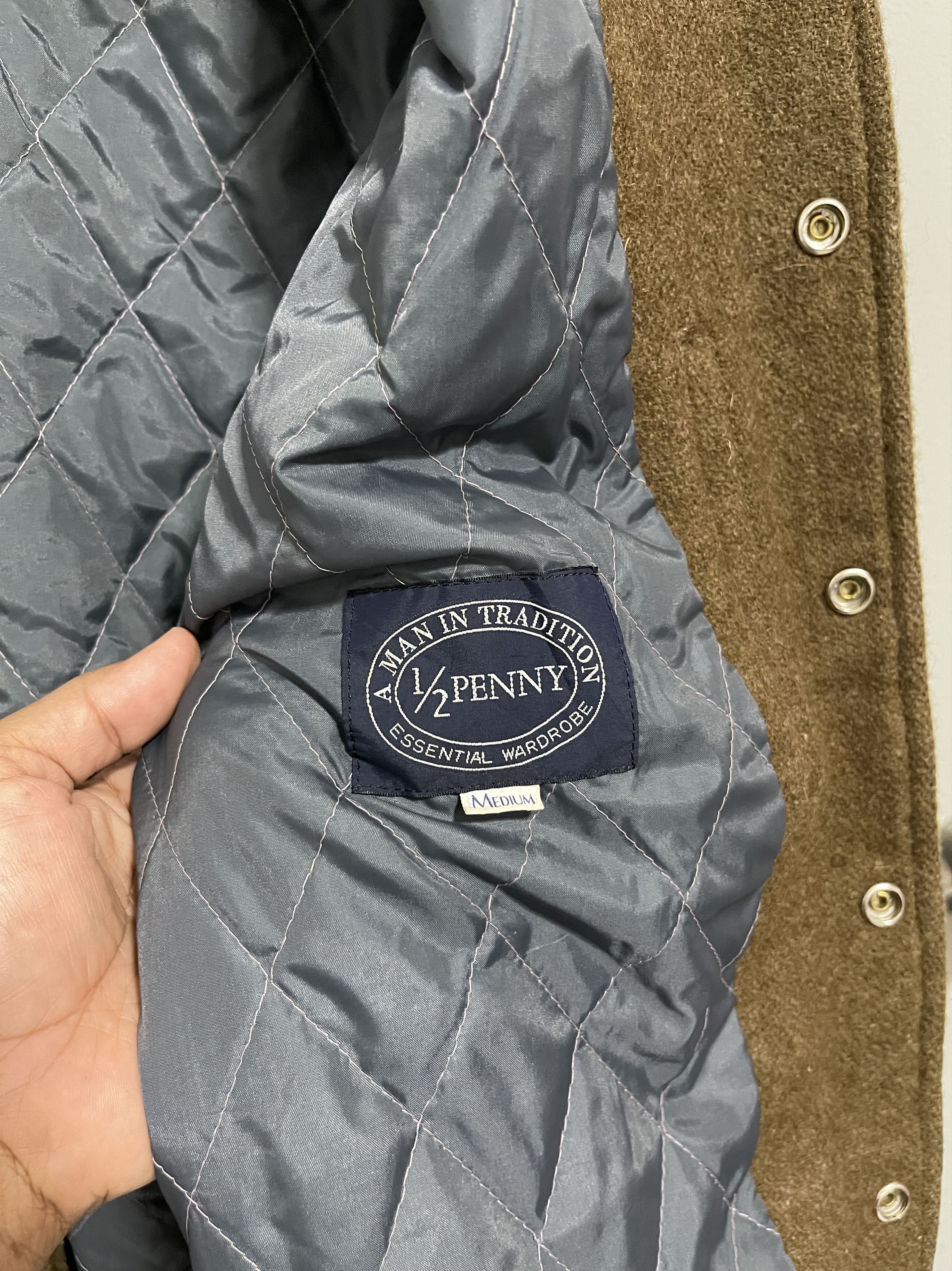 Vintage Vintage Penny Blank Two Town Letterman Wool Varsity Jacket Size US M / EU 48-50 / 2 - 5 Thumbnail