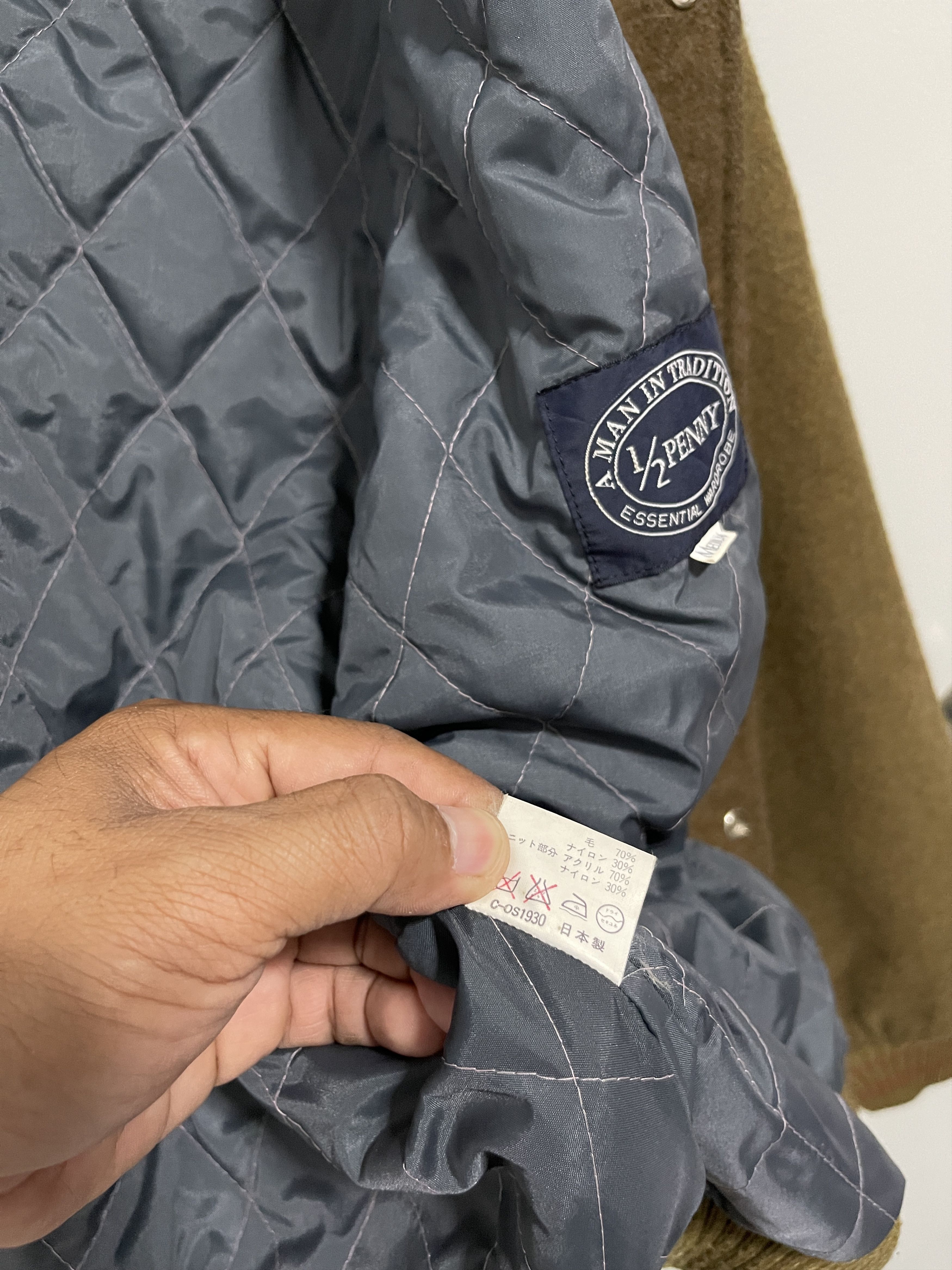 Vintage Vintage Penny Blank Two Town Letterman Wool Varsity Jacket Size US M / EU 48-50 / 2 - 7 Thumbnail