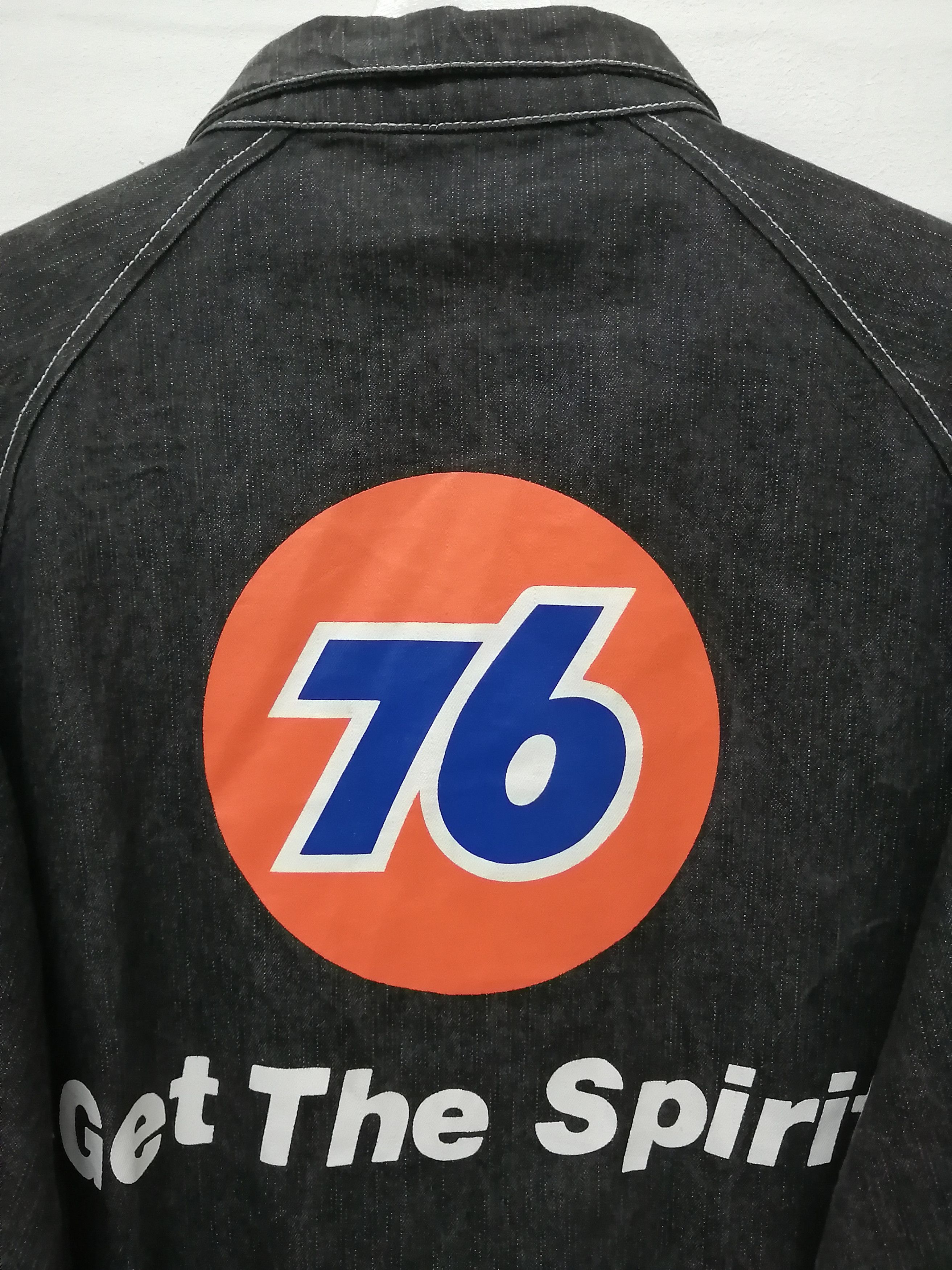 Vintage 76 LUBRICANTS Big Logo Jacket Size US M / EU 48-50 / 2 - 5 Thumbnail