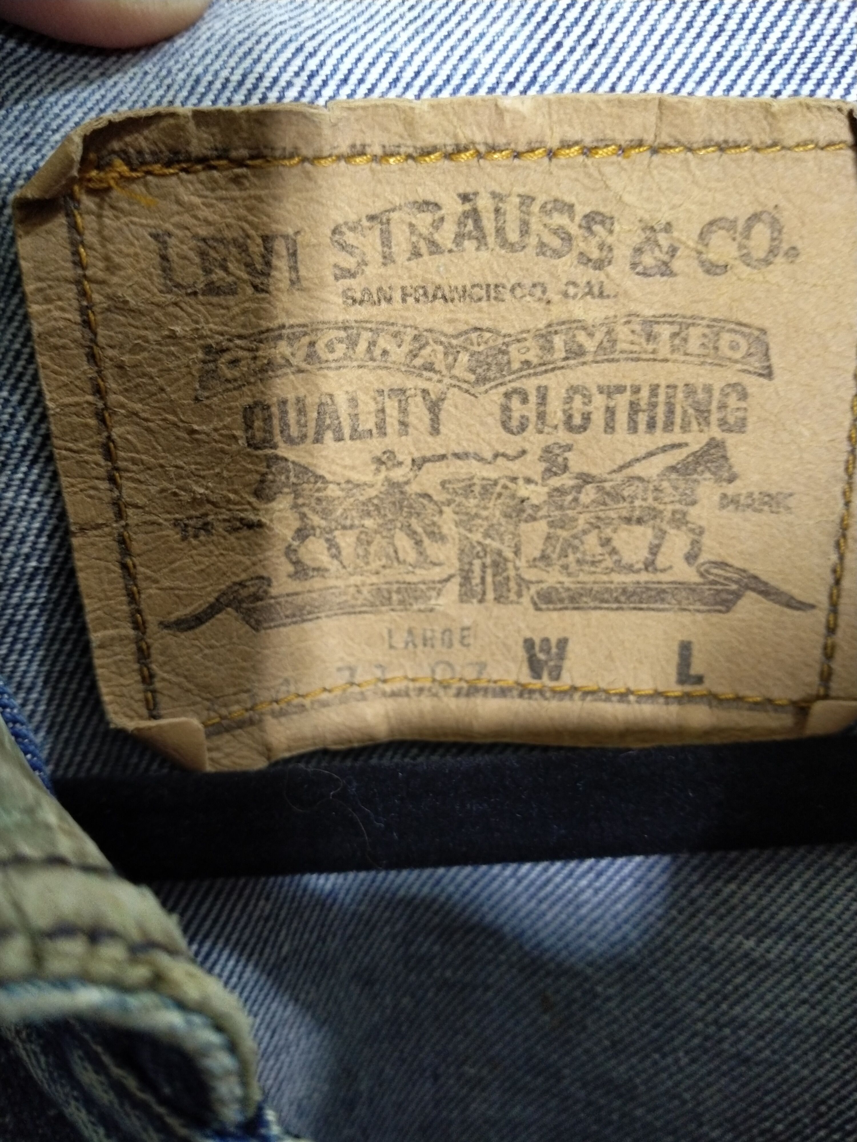 Levi's Levis Denim Jacket Made in Australia Size US L / EU 52-54 / 3 - 4 Thumbnail