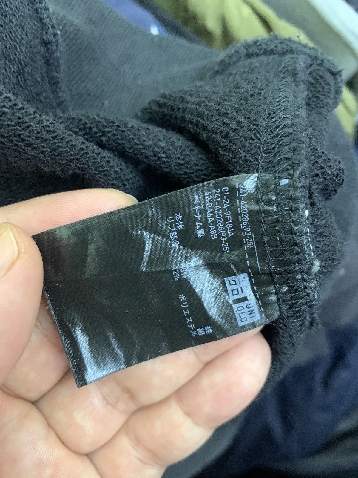 Uniqlo Uniqlo Sweatshirt Black Faded Size US XL / EU 56 / 4 - 5 Thumbnail