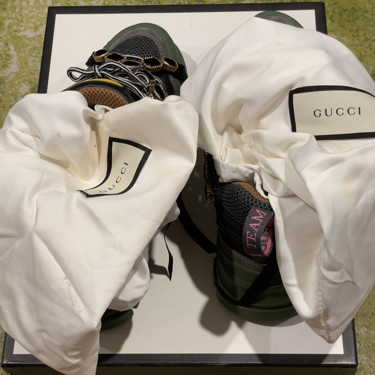 Gucci gucci chunky sega with crystal Size US 10.5 / EU 43-44 - 18 Thumbnail