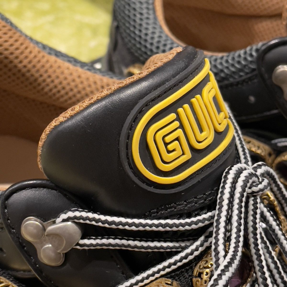 Gucci gucci chunky sega with crystal Size US 10.5 / EU 43-44 - 15 Thumbnail