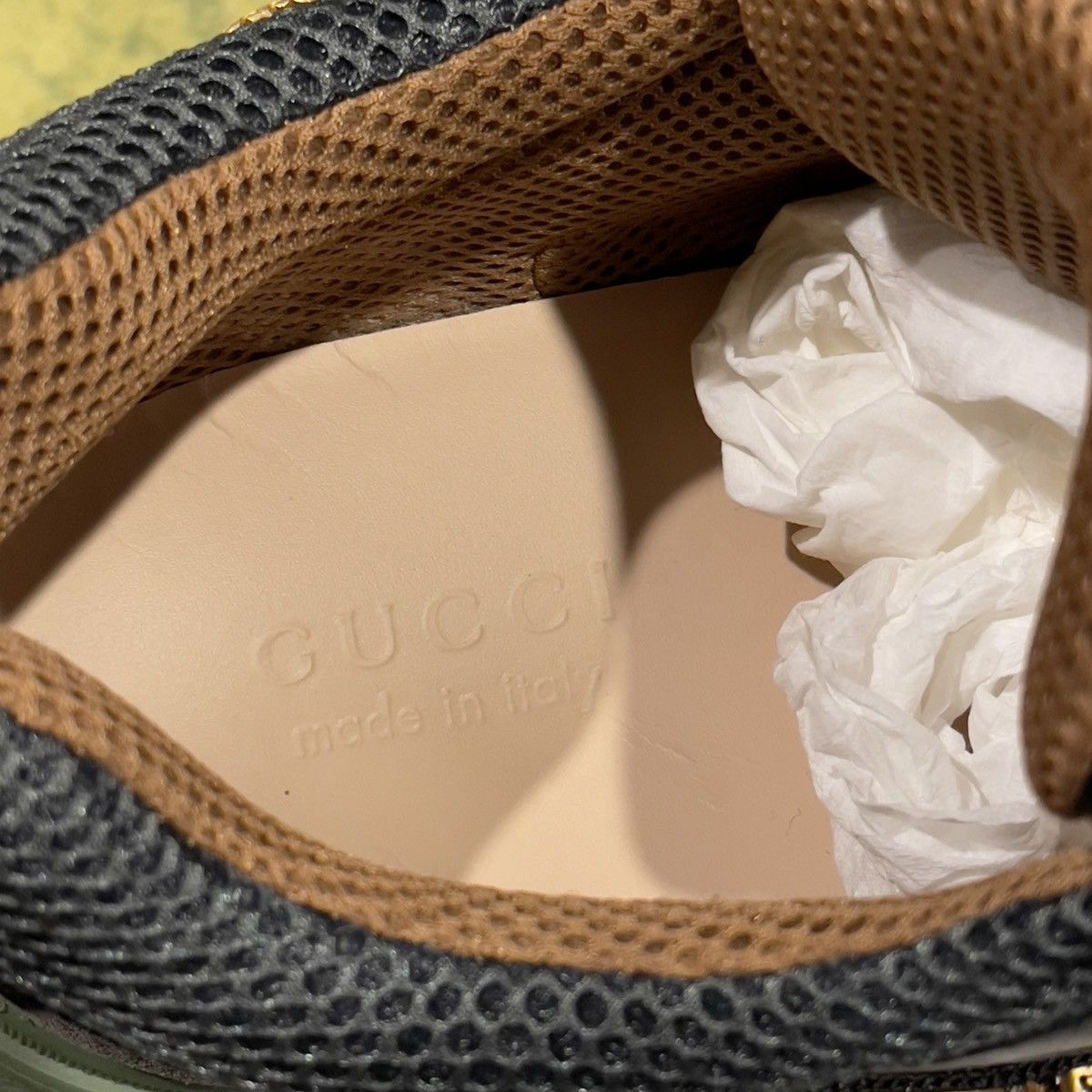Gucci gucci chunky sega with crystal Size US 10.5 / EU 43-44 - 13 Thumbnail