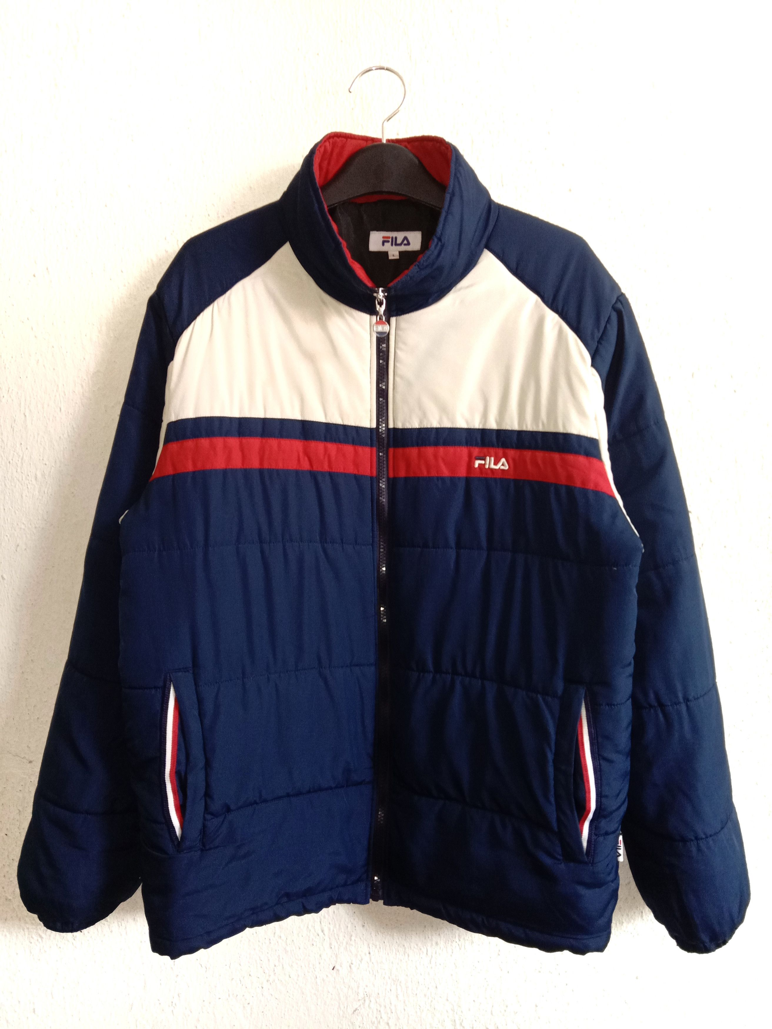 Fila Fila Puffer Jacket / Moncler Look-A-Like Design Size US L / EU 52-54 / 3 - 3 Thumbnail