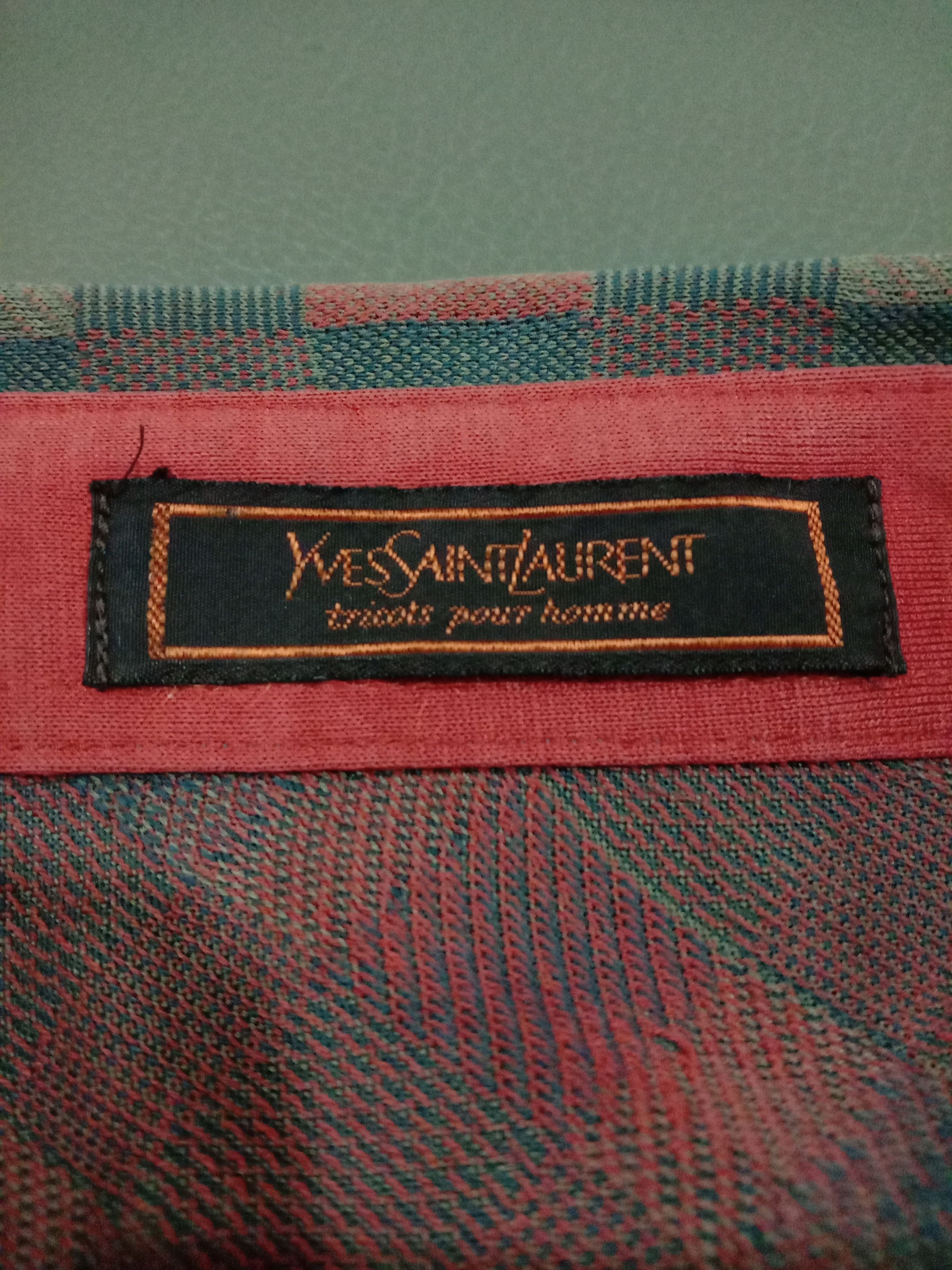 Yves Saint Laurent YSL Tricots Pour Homme Long Sleeve Size US L / EU 52-54 / 3 - 5 Thumbnail
