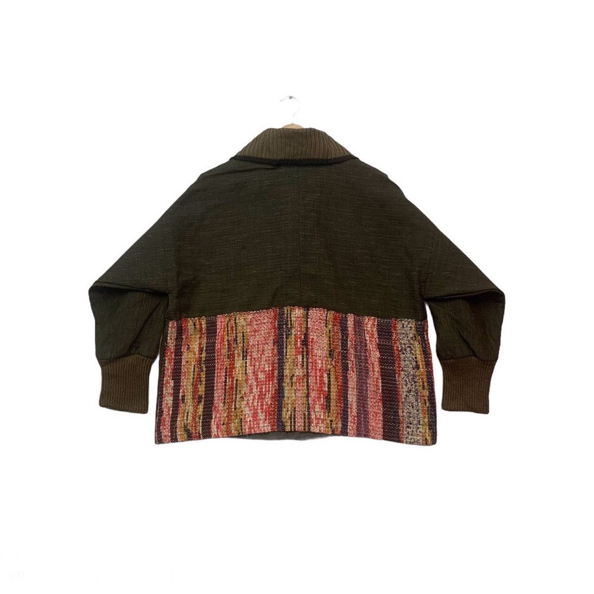 Japanese Brand × Vintage Japanese Vintage Shawl Collar Baggy Jacket Nice Design Size US XL / EU 56 / 4 - 2 Thumbnail